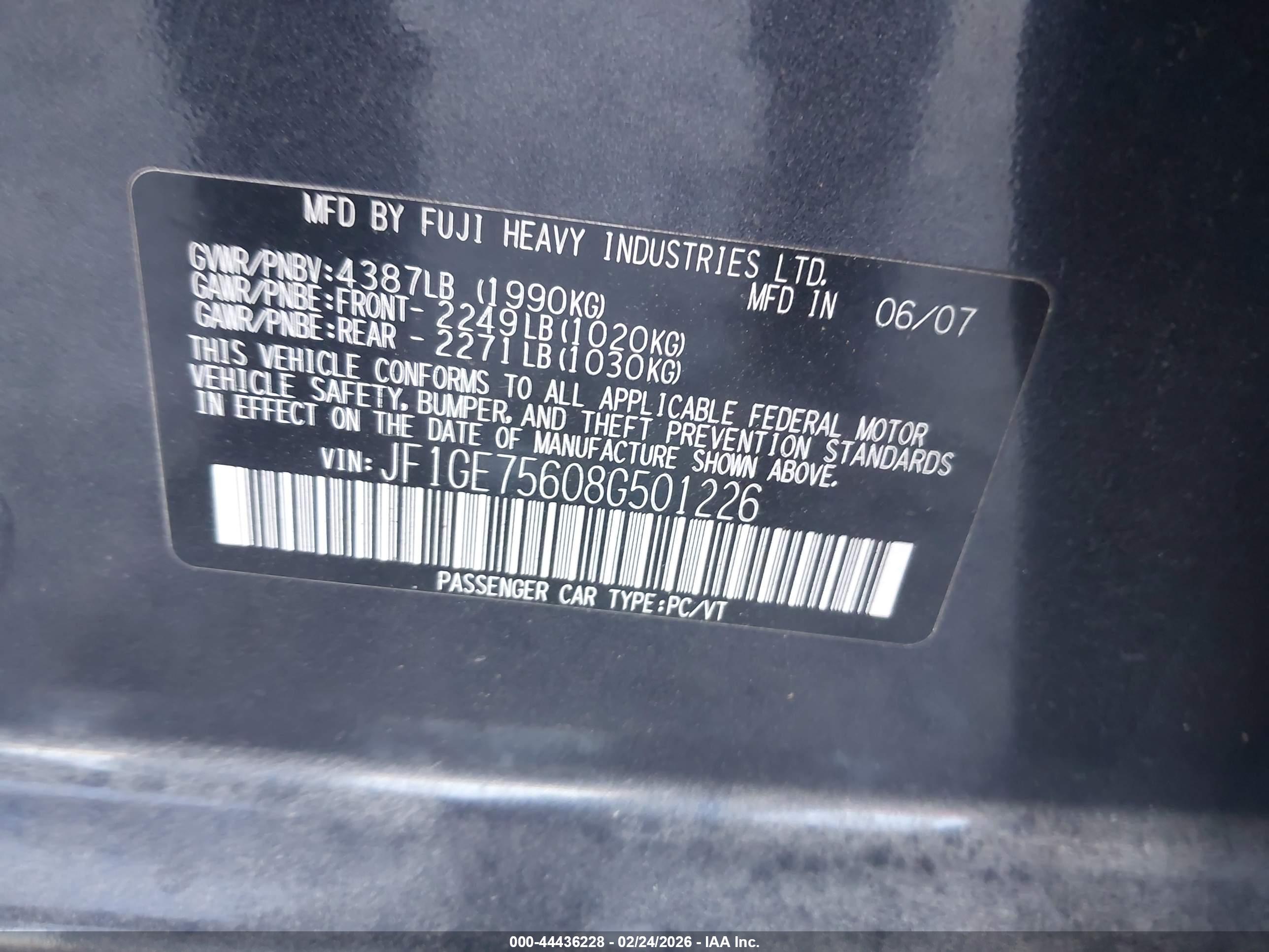 SUBARU IMPREZA image 9