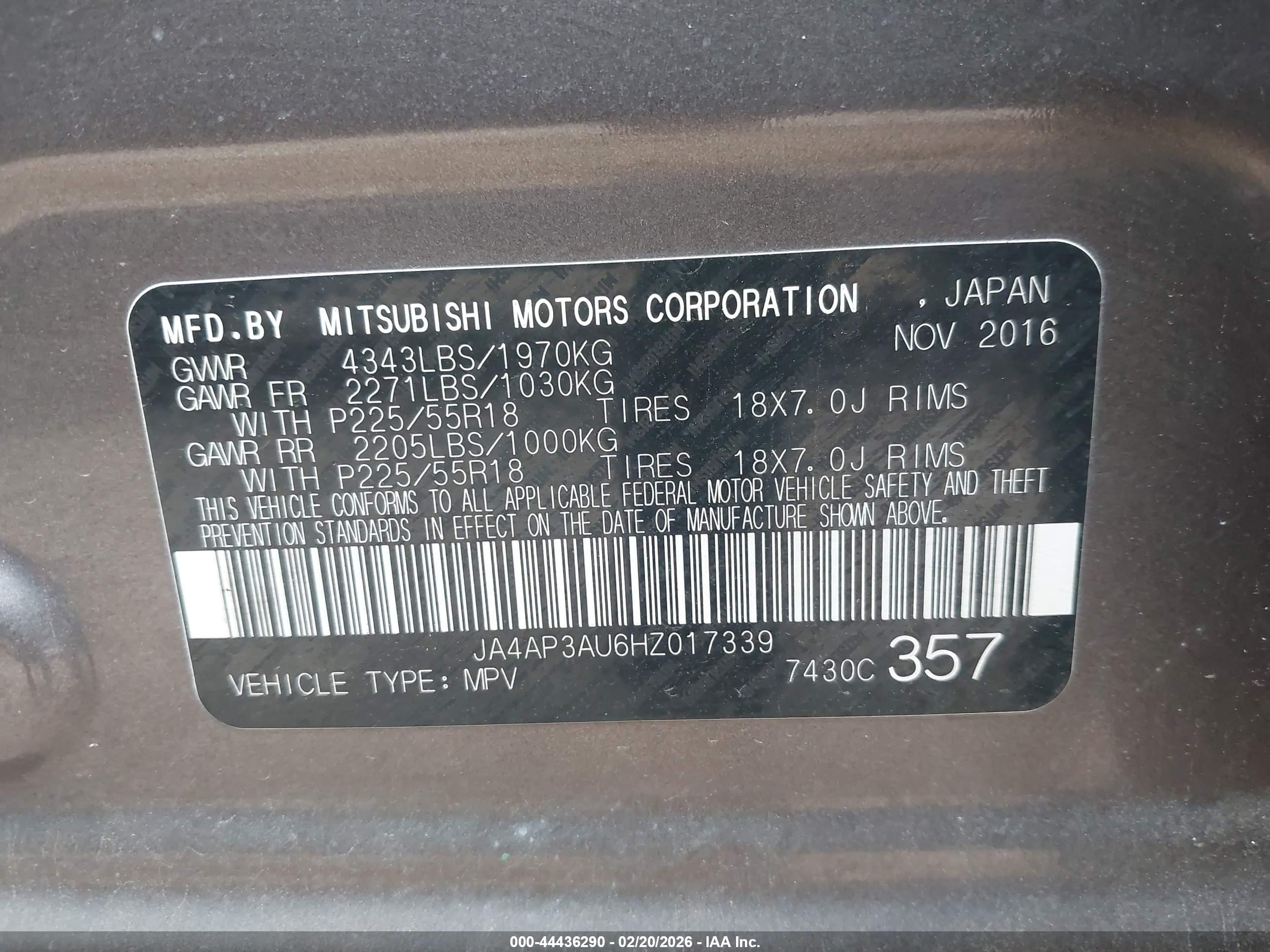 MITSUBISHI OUTLANDER image 9