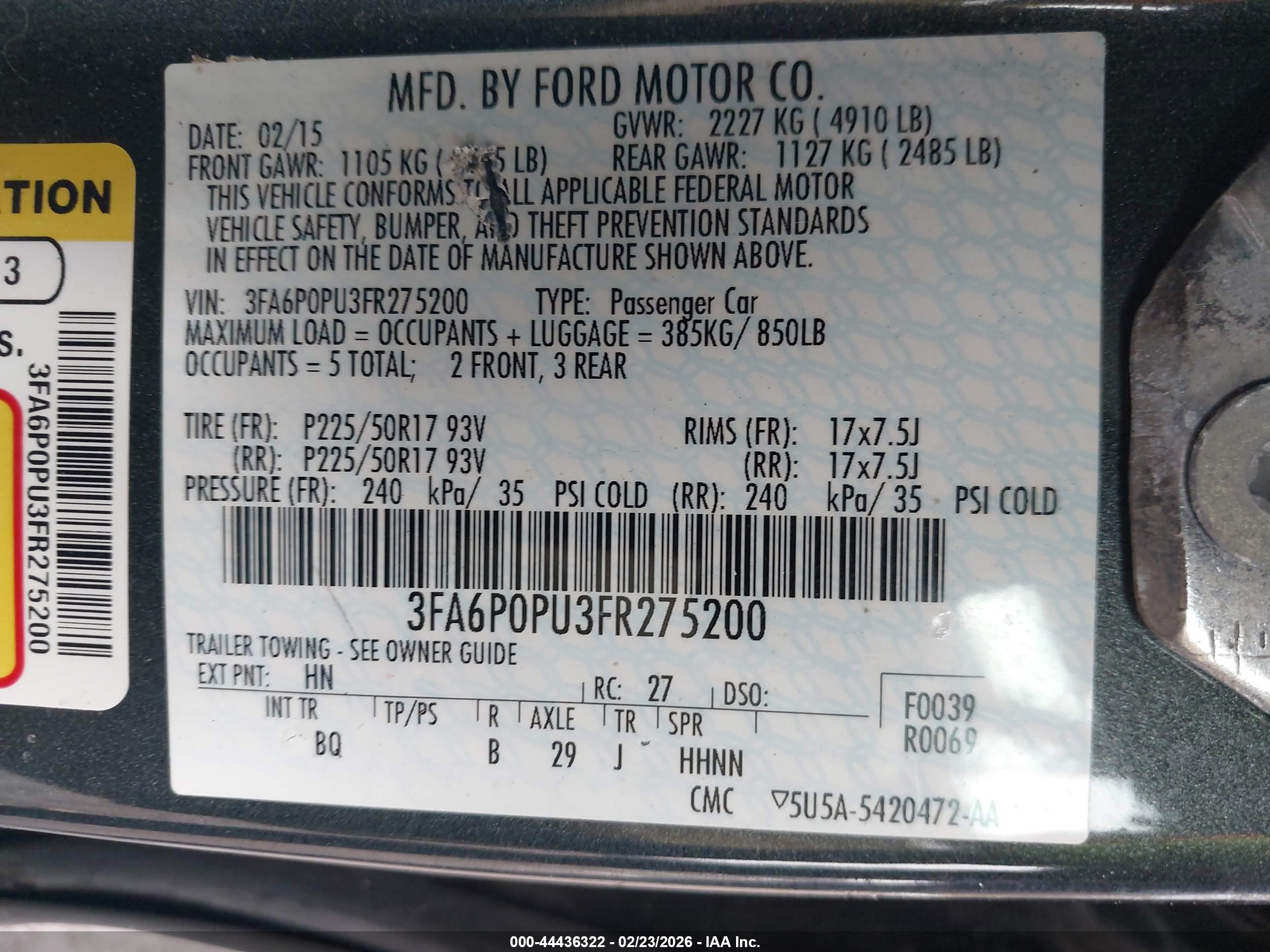 FORD FUSION image 9