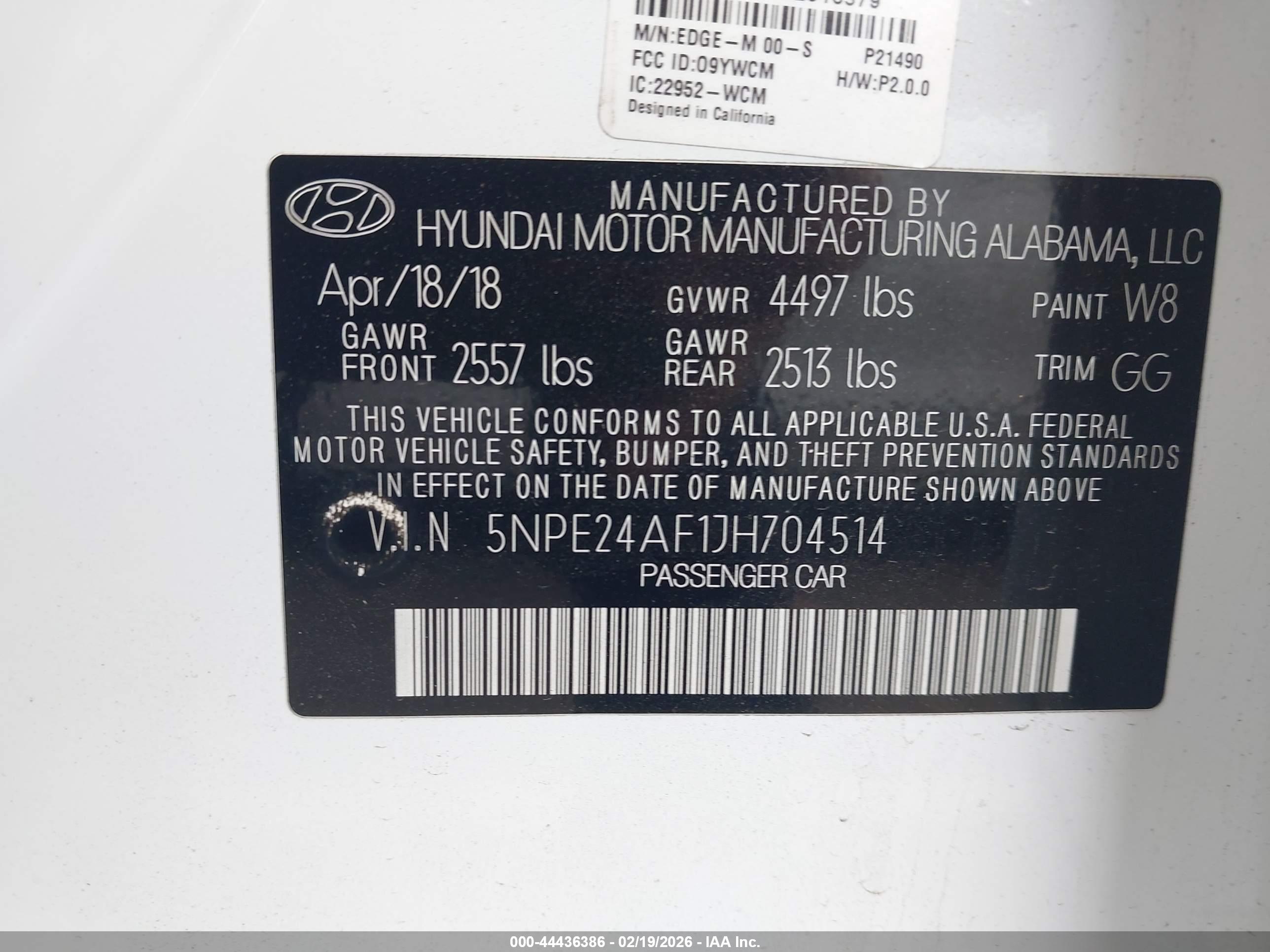 HYUNDAI SONATA image 9