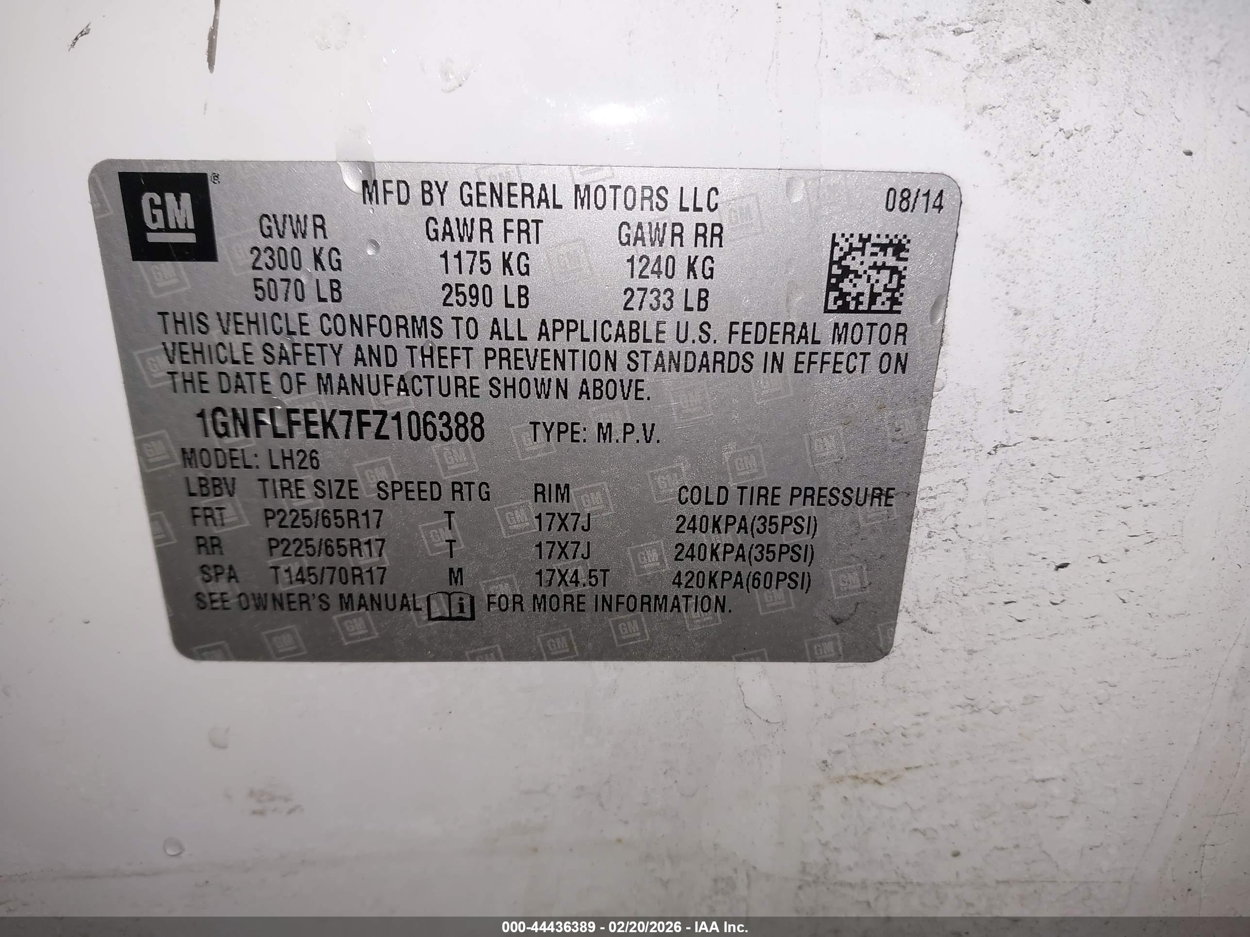 CHEVROLET EQUINOX image 9