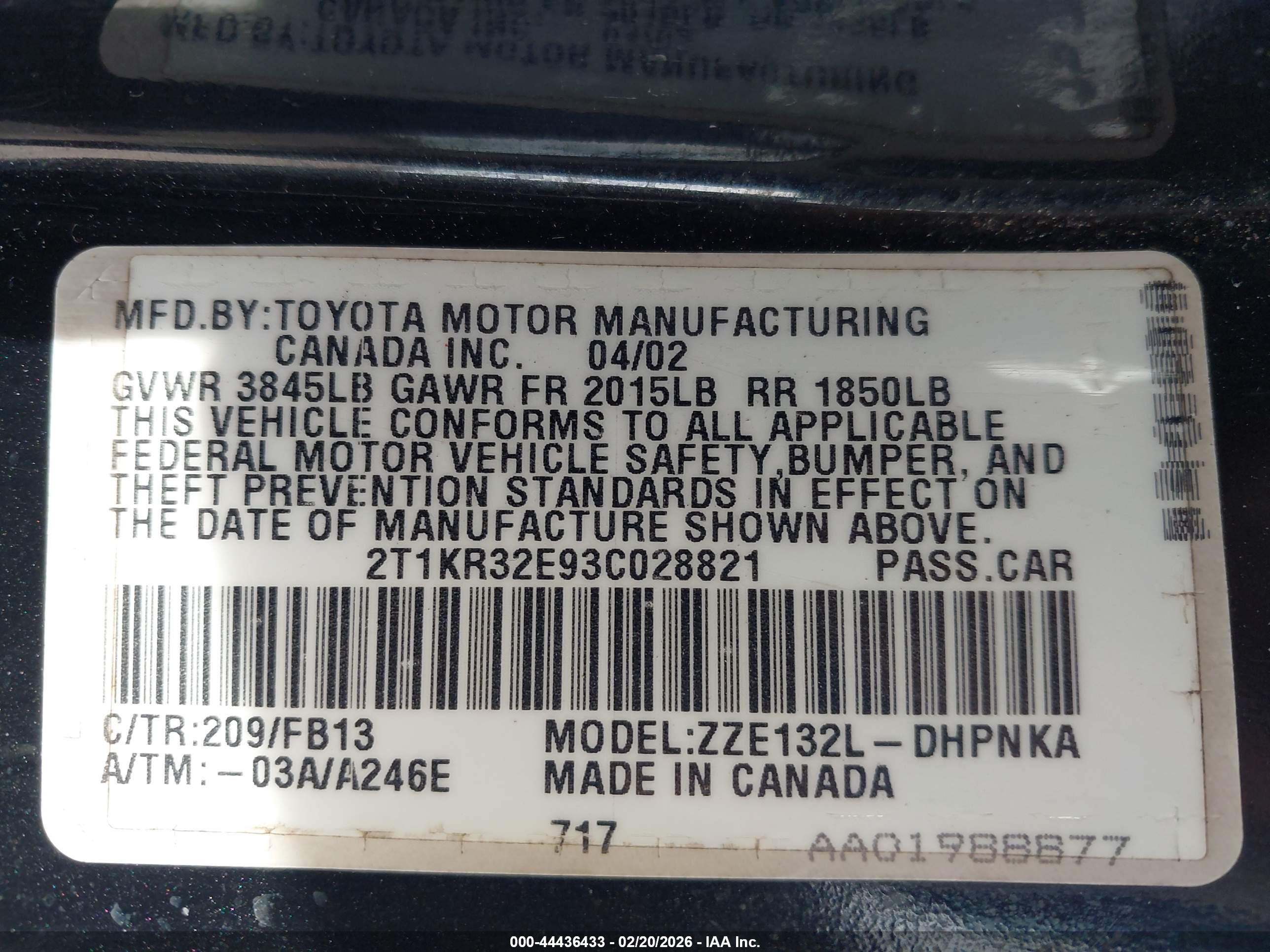 TOYOTA MATRIX image 9