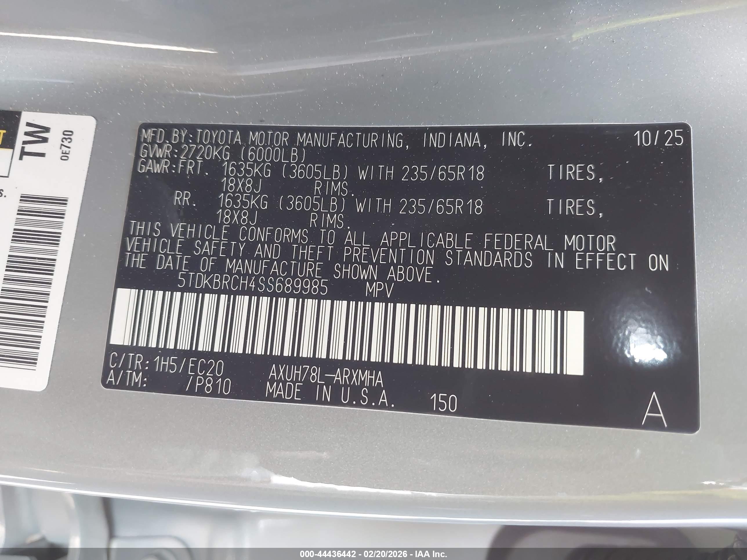 TOYOTA HIGHLANDER image 9
