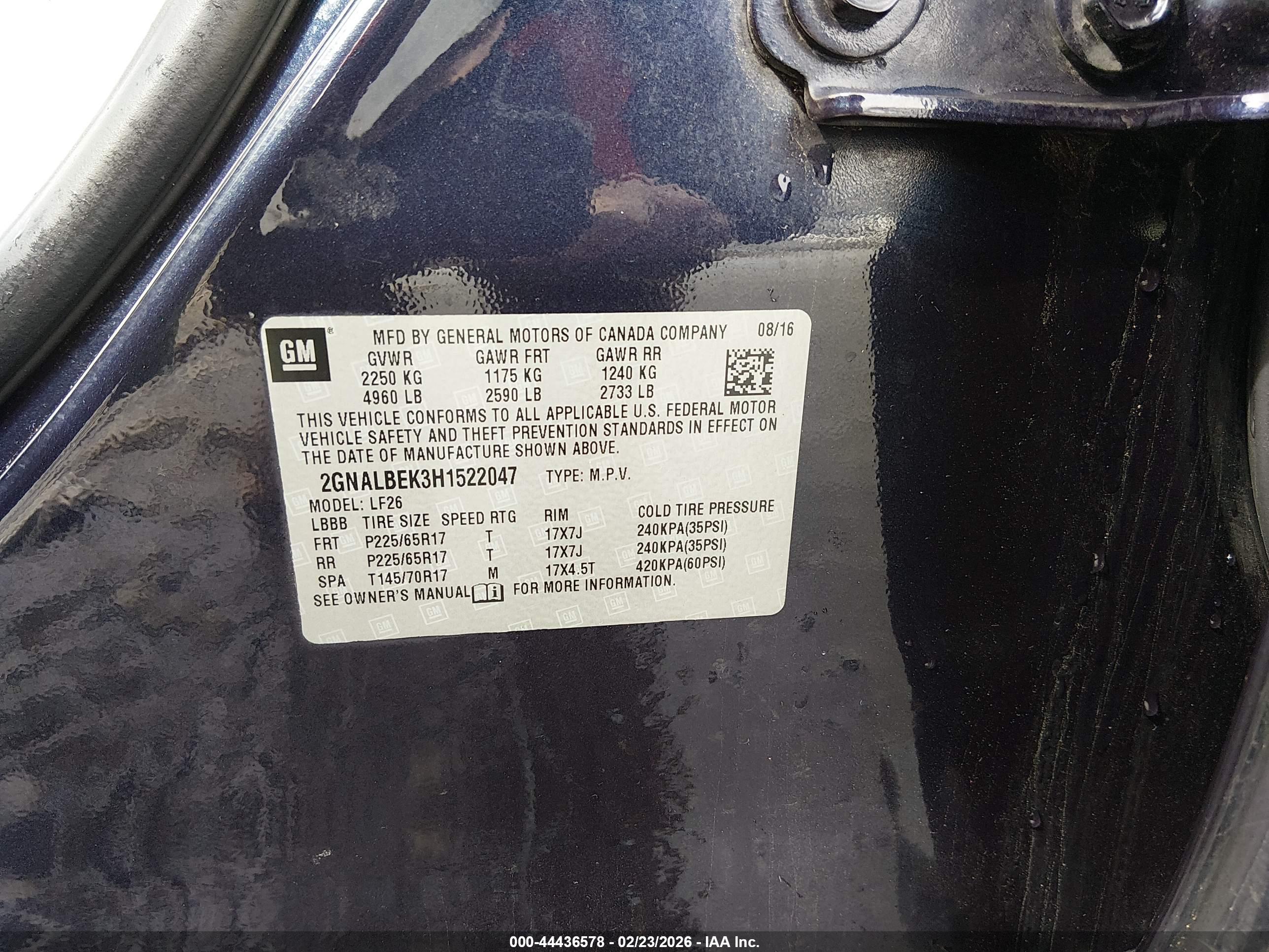 CHEVROLET EQUINOX image 9