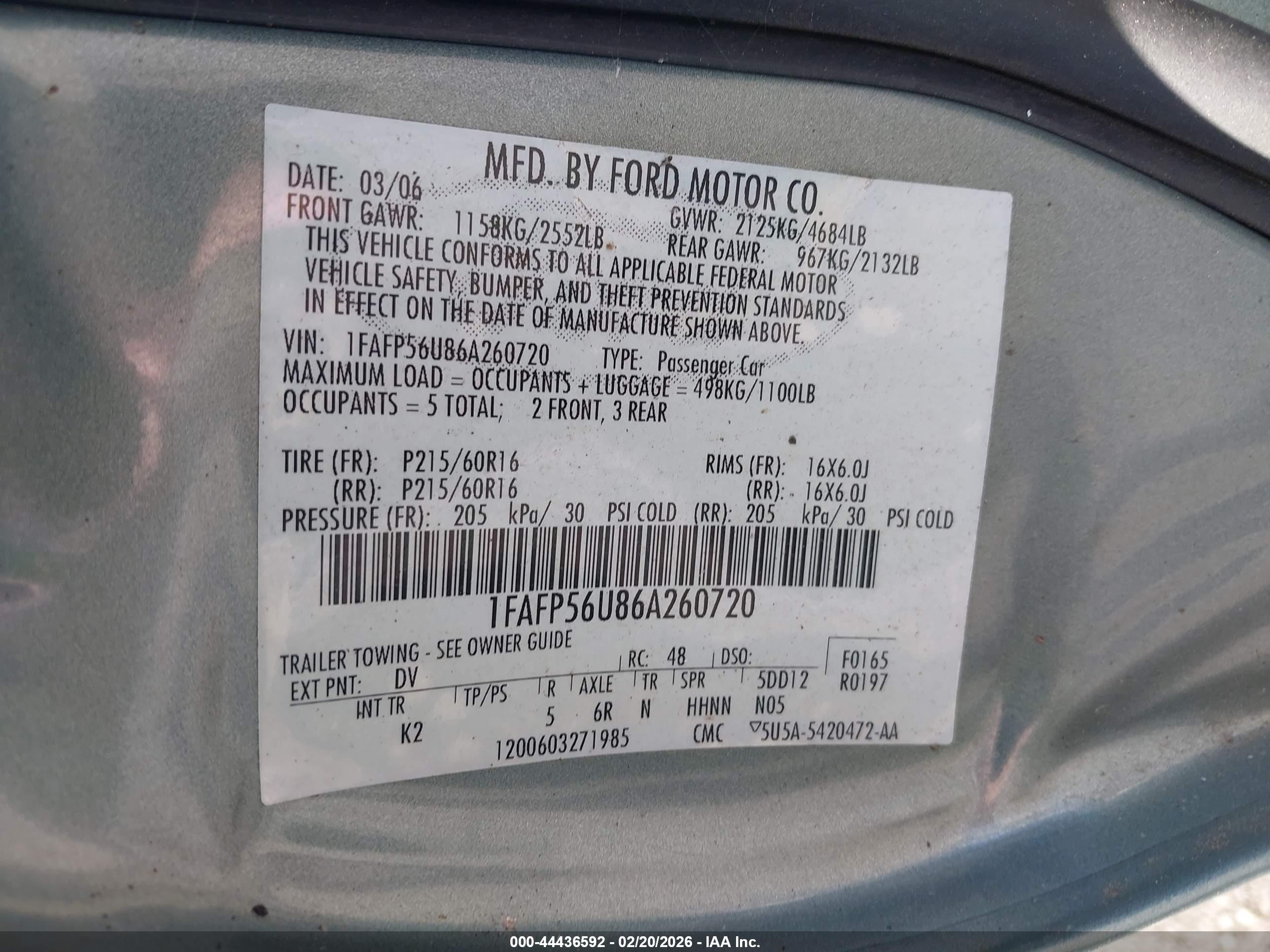 FORD TAURUS image 9