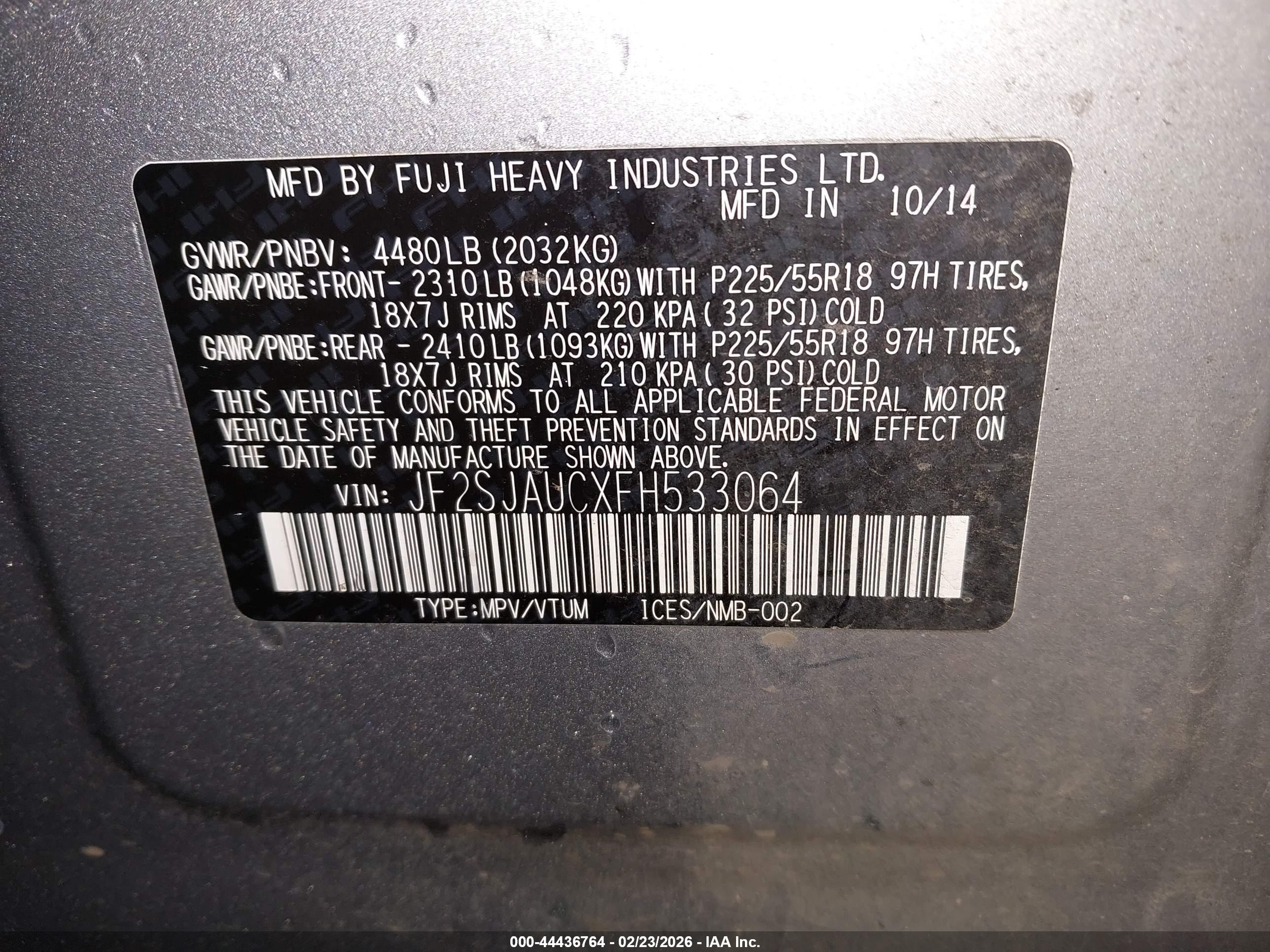SUBARU FORESTER image 9