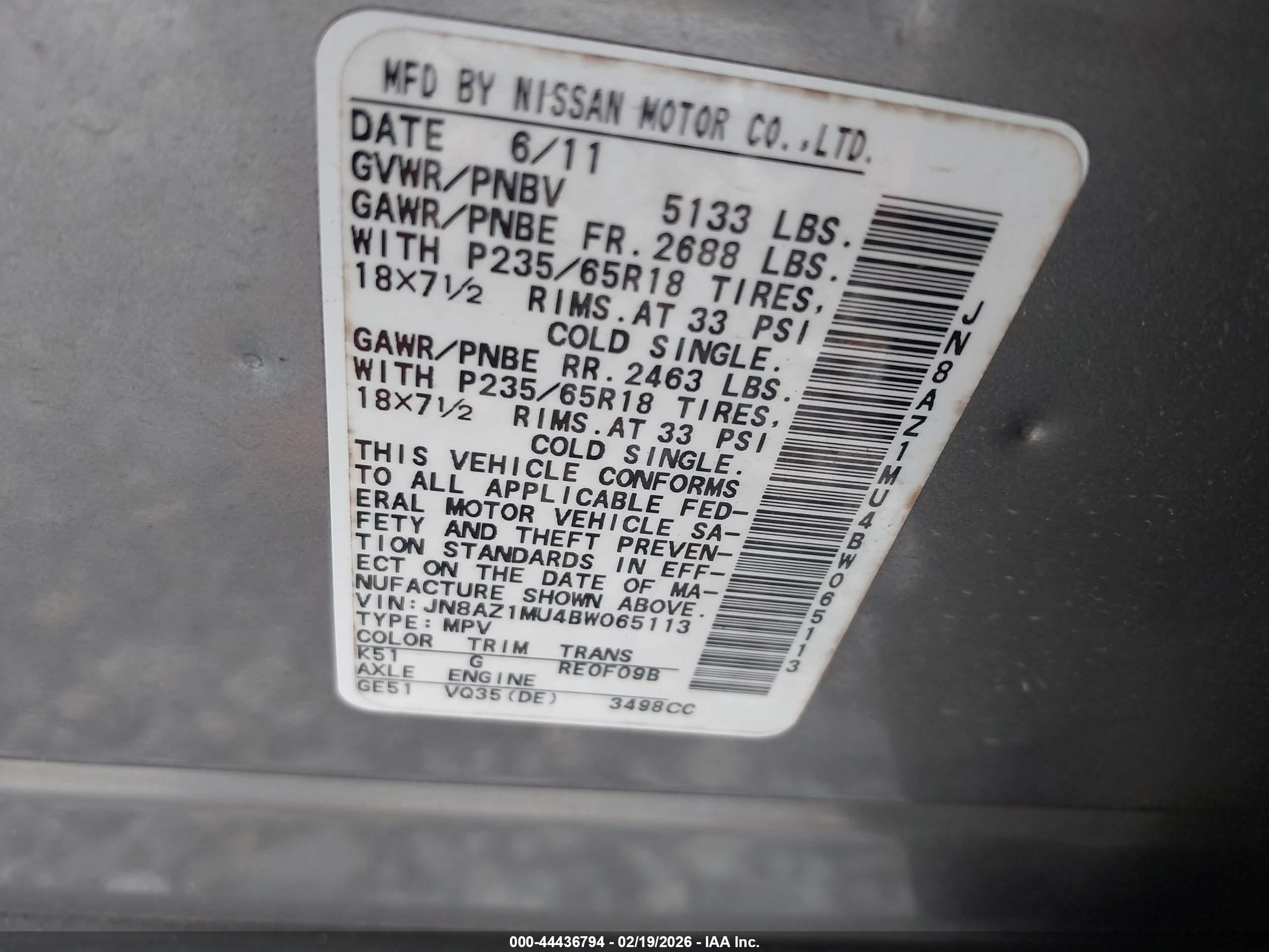 NISSAN MURANO image 9