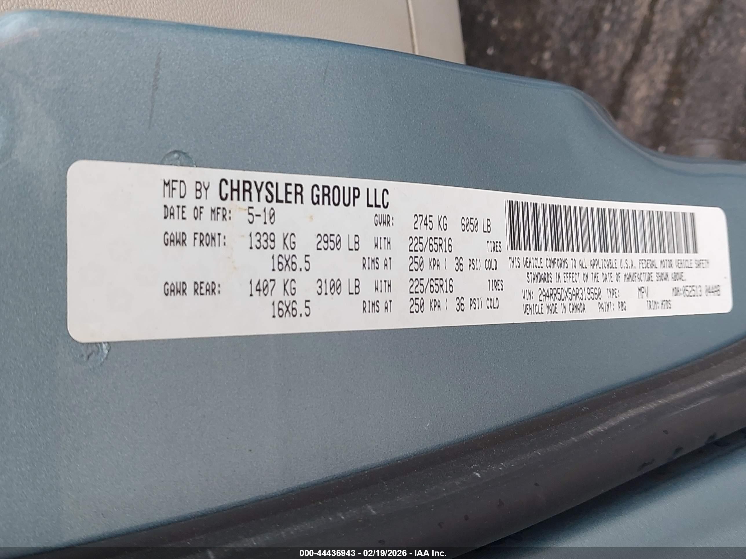 CHRYSLER TOWN image 9