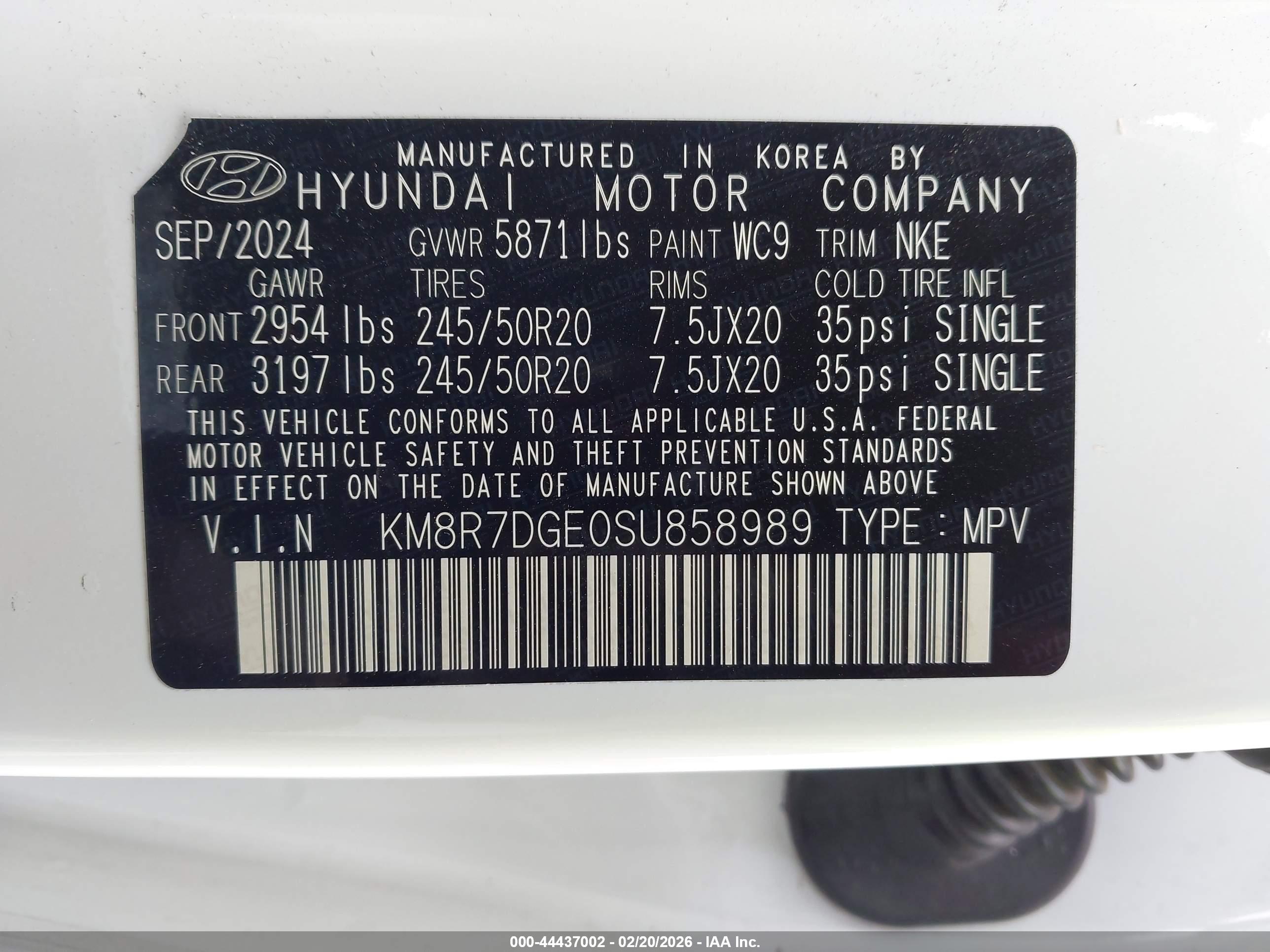 HYUNDAI PALISADE image 9