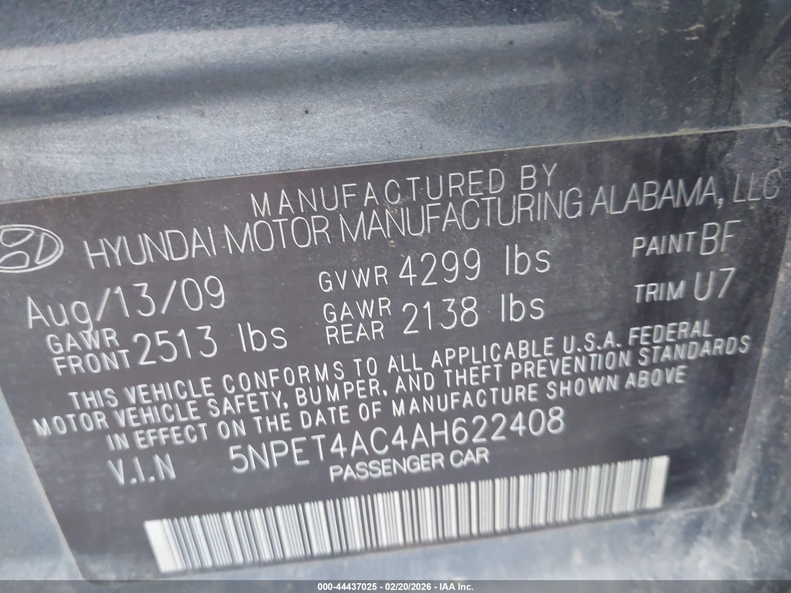 HYUNDAI SONATA image 9