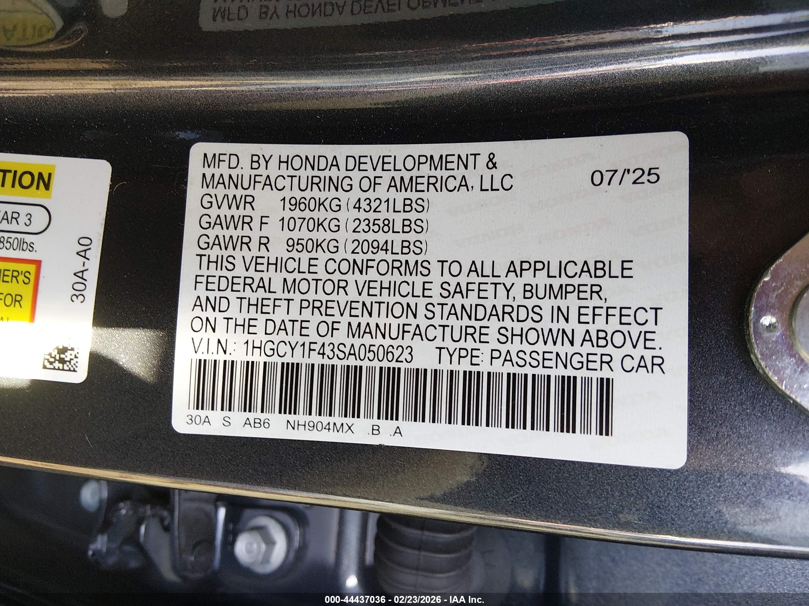 HONDA ACCORD image 9