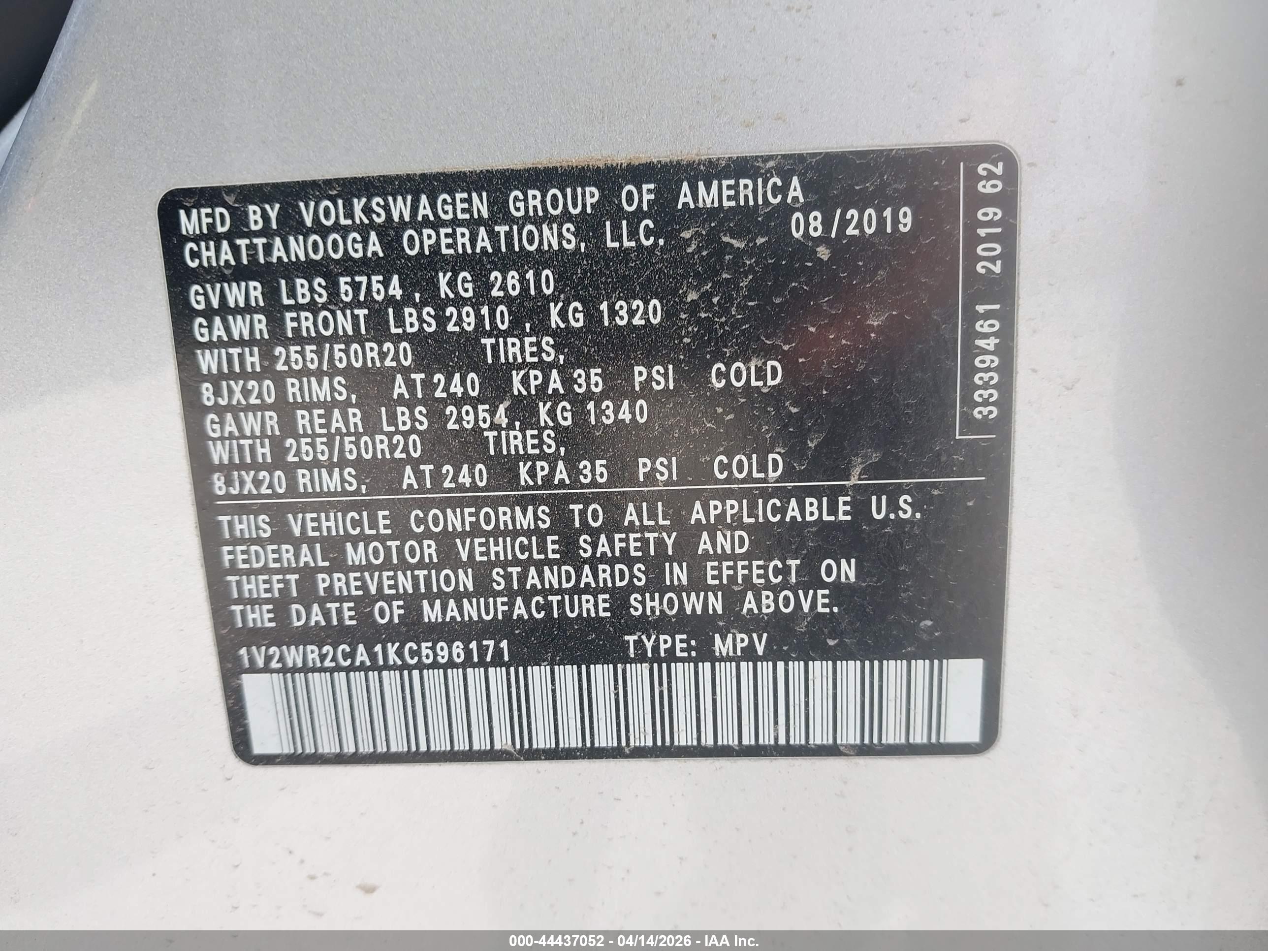 VOLKSWAGEN ATLAS image 9