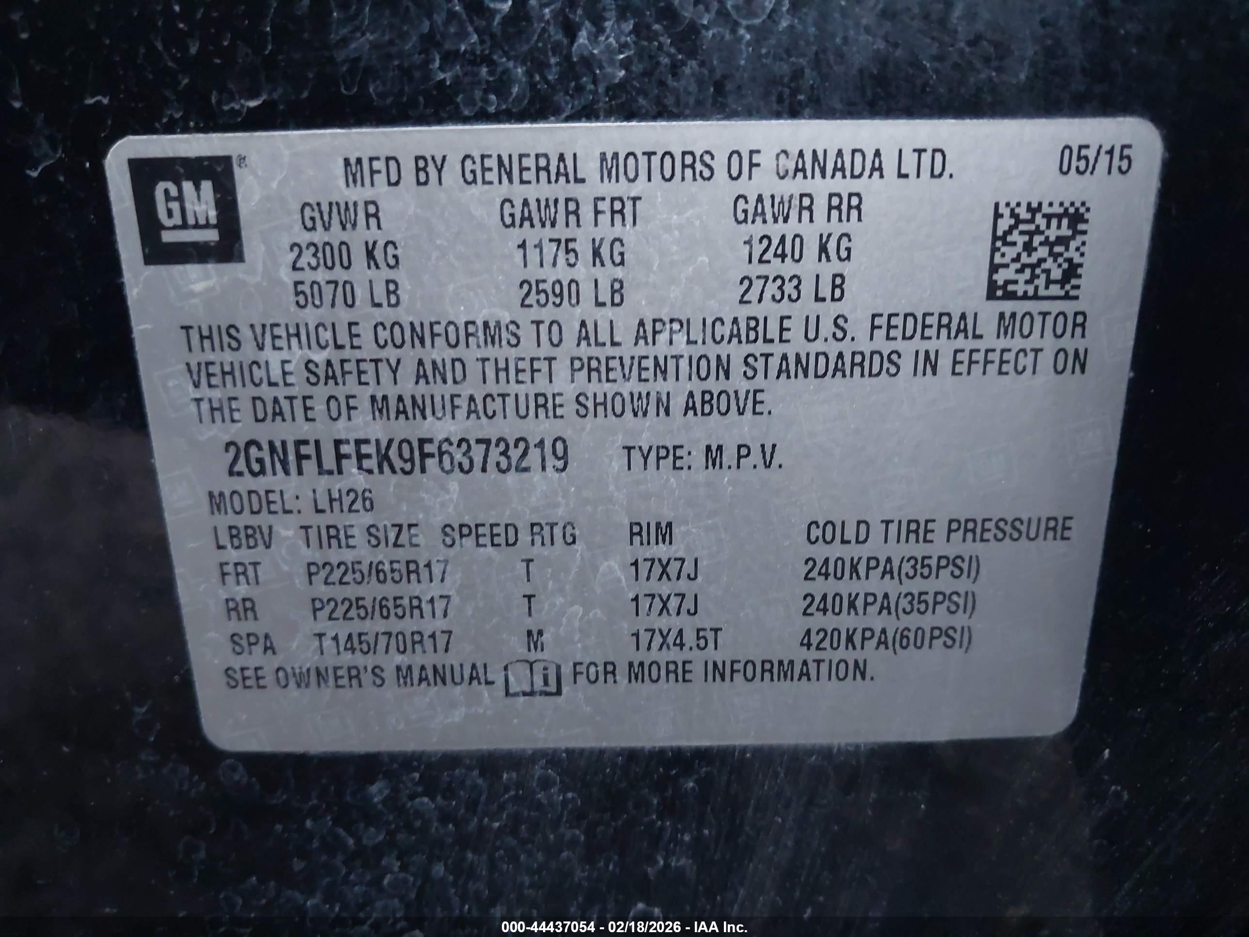 CHEVROLET EQUINOX image 9