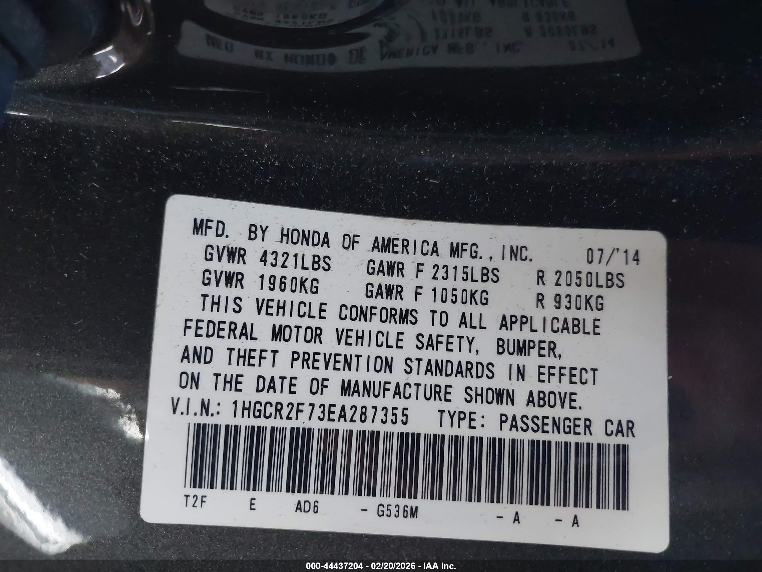 HONDA ACCORD image 9