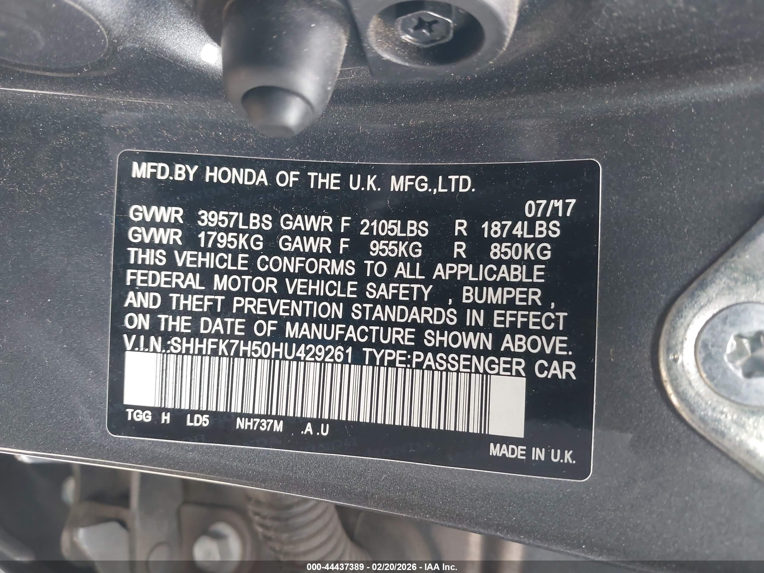 HONDA CIVIC image 9