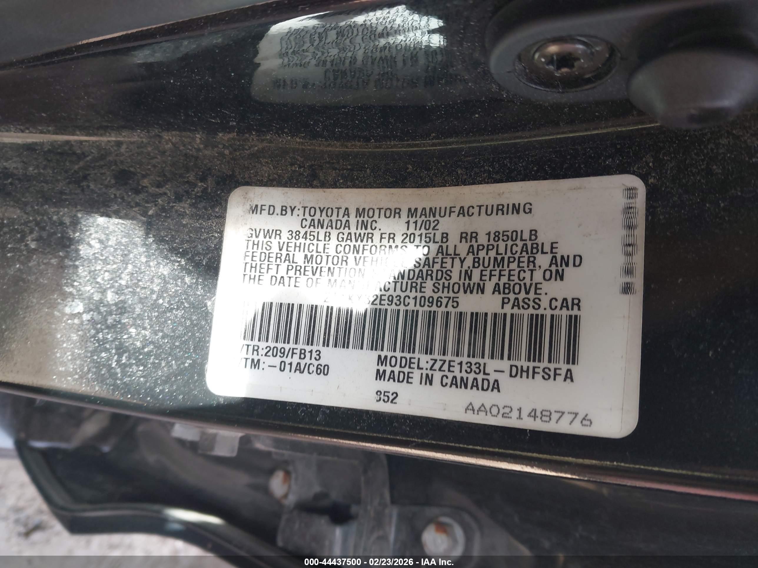 TOYOTA MATRIX image 9