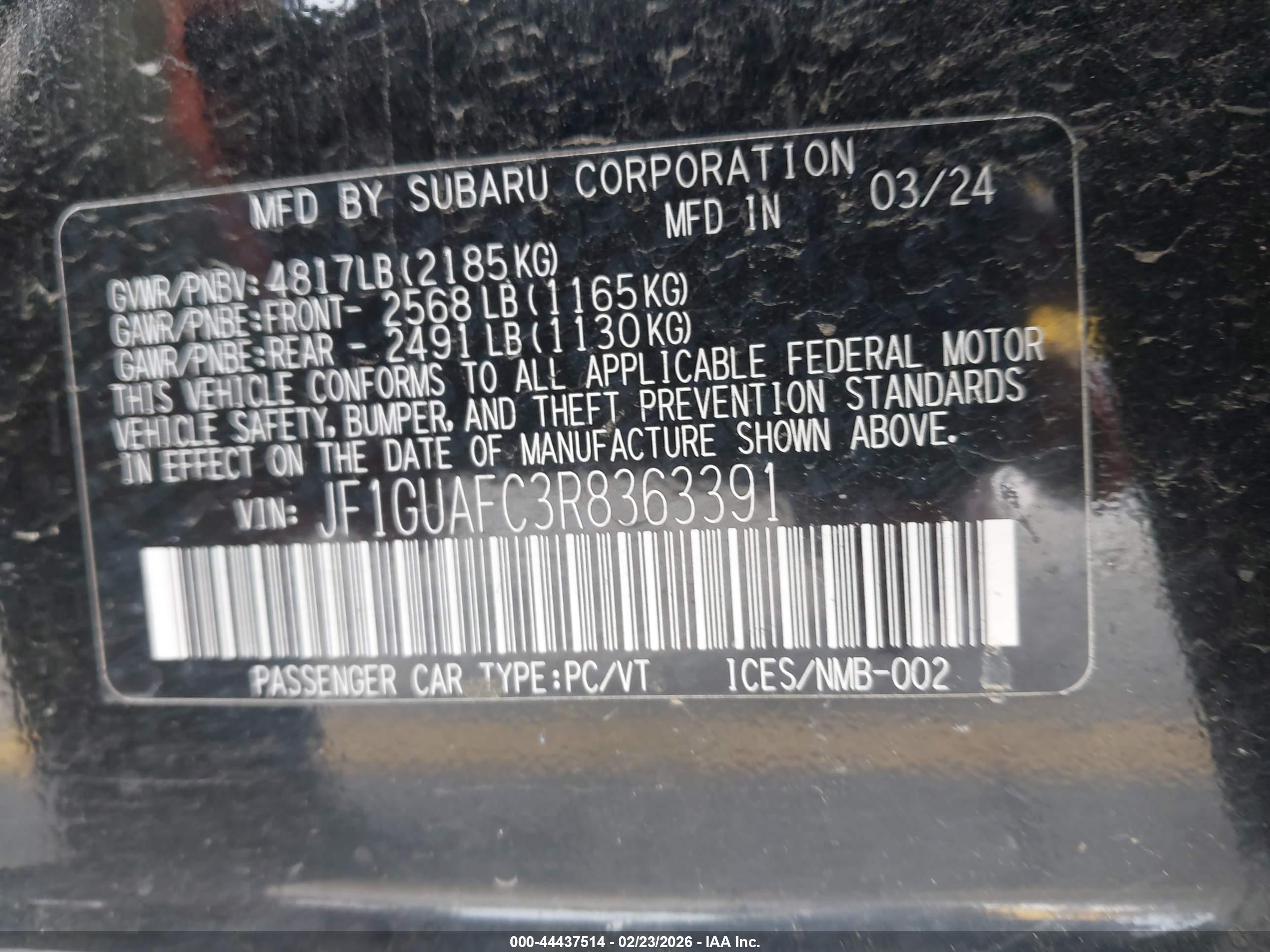 SUBARU IMPREZA image 9