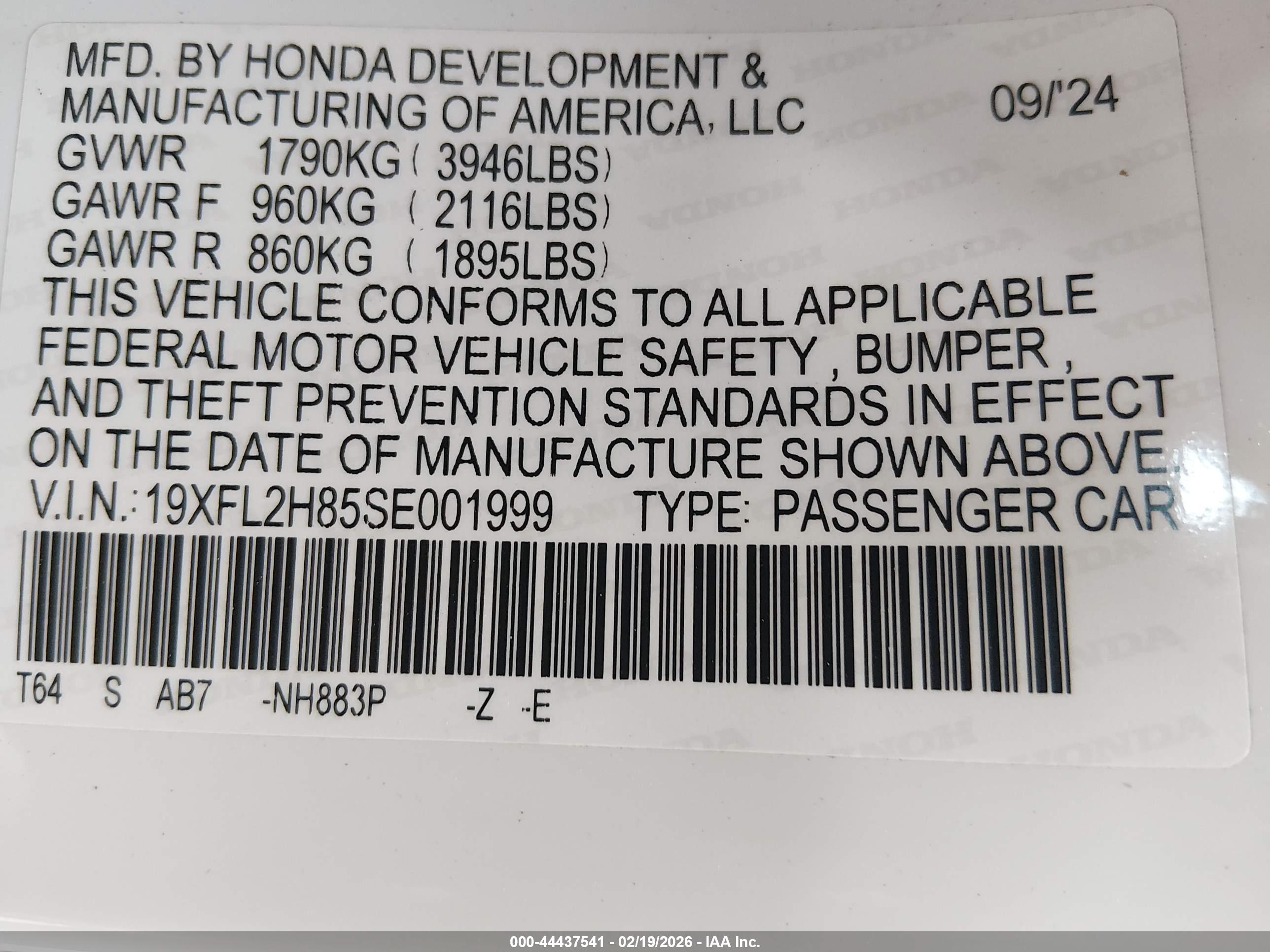 HONDA CIVIC image 9