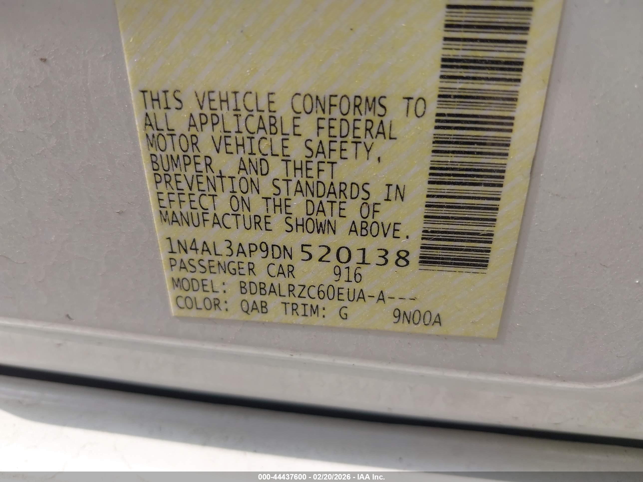NISSAN ALTIMA image 9