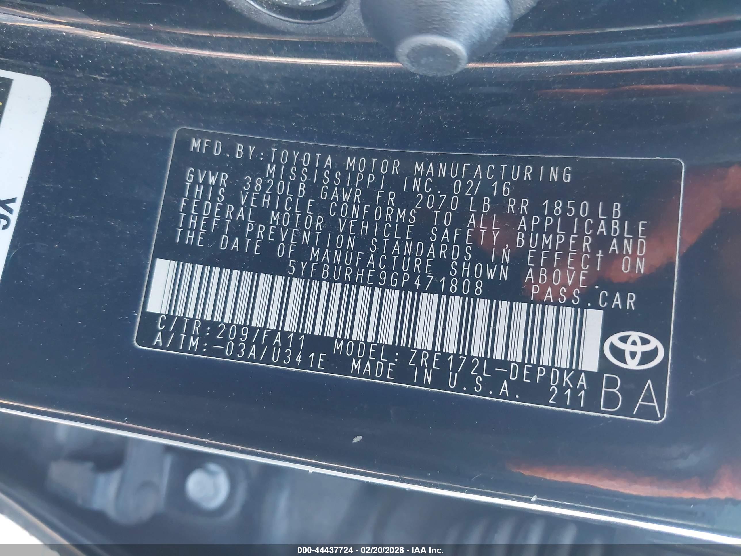 TOYOTA COROLLA image 9