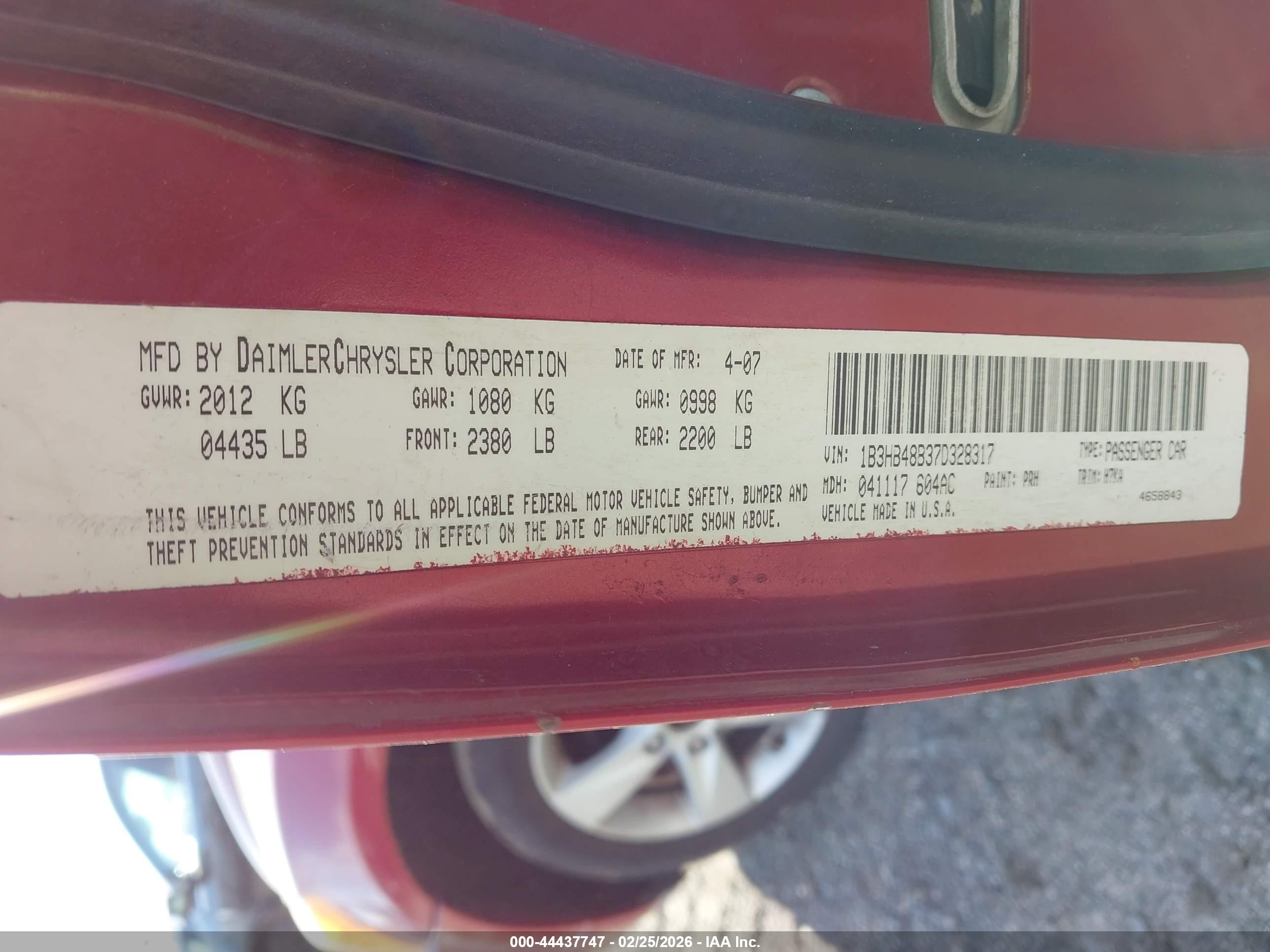 DODGE CALIBER image 9