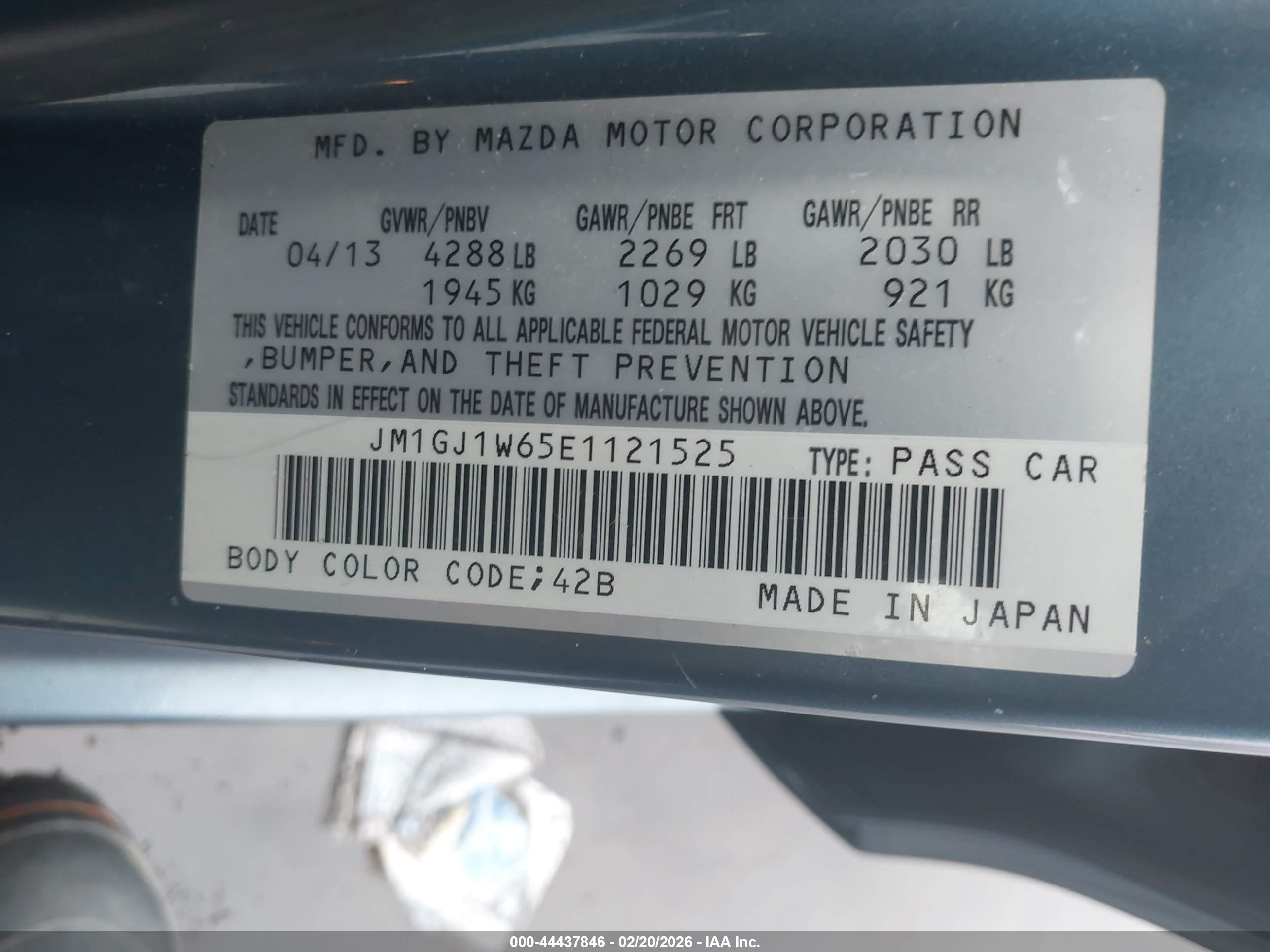 MAZDA MAZDA6 image 9
