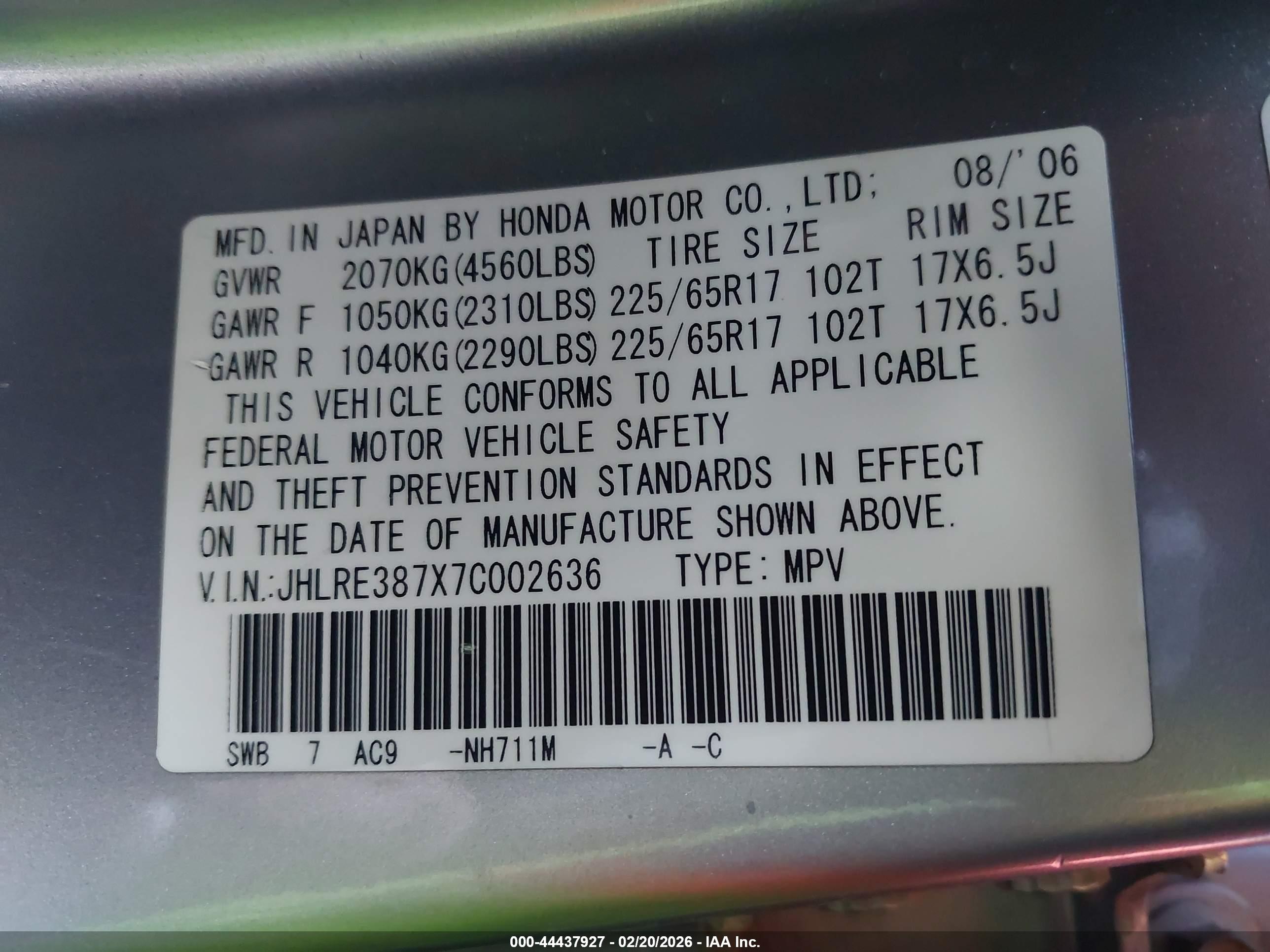 HONDA CR-V image 9