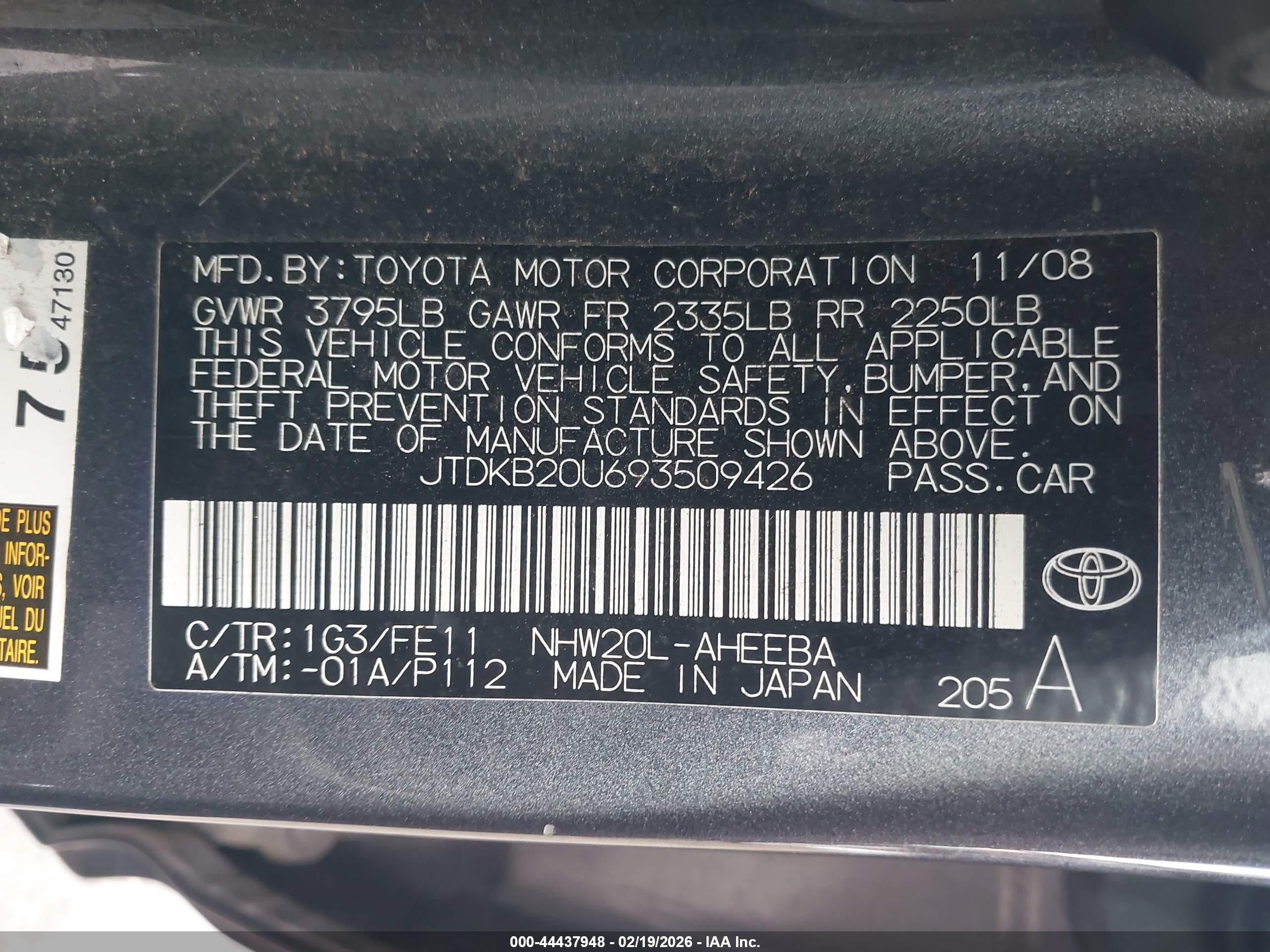 TOYOTA PRIUS image 9