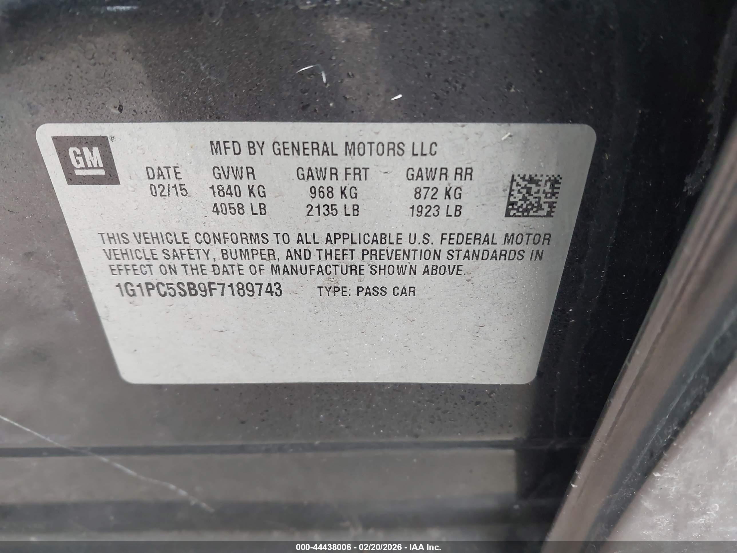 CHEVROLET CRUZE image 9