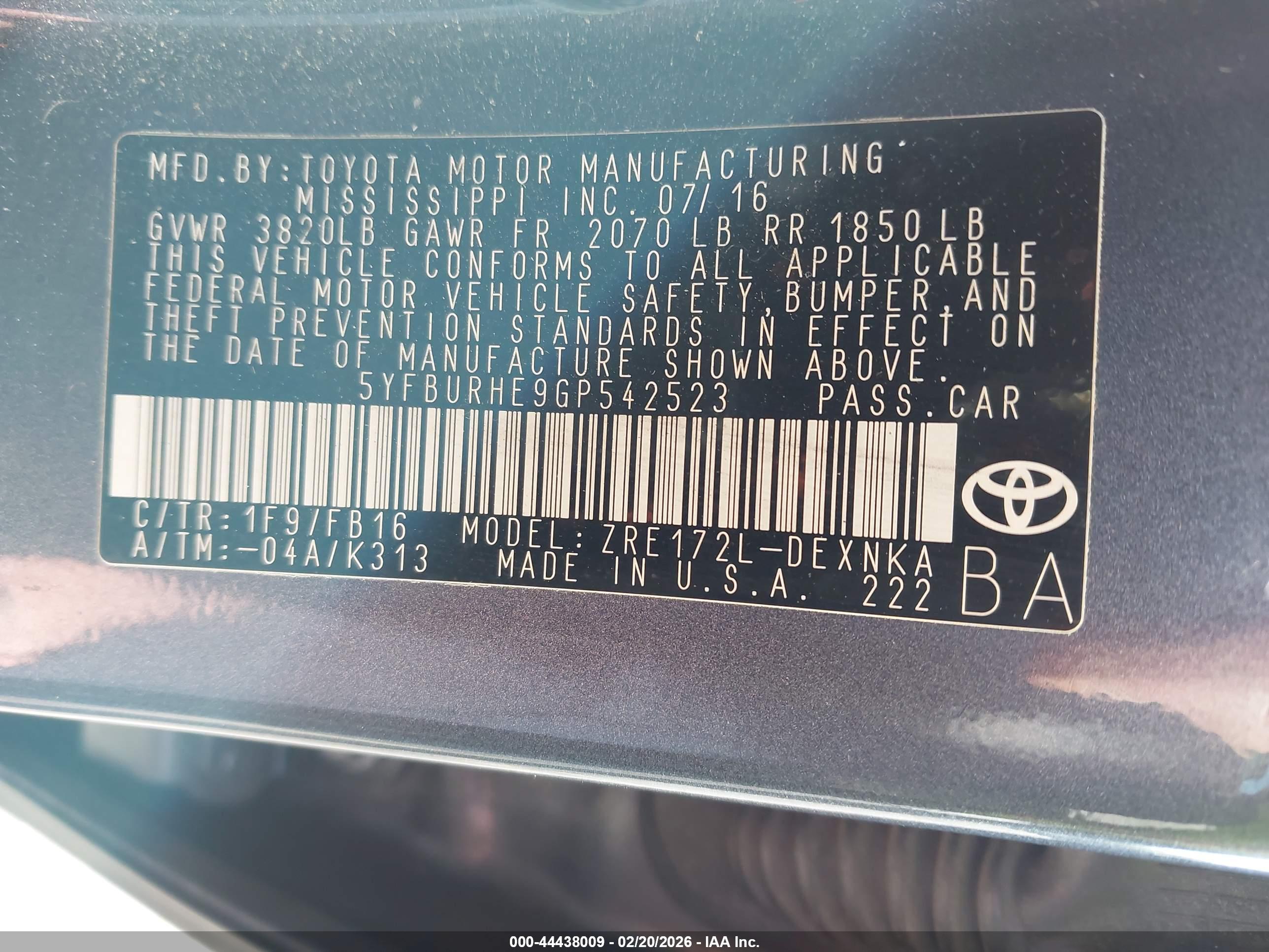 TOYOTA COROLLA image 9