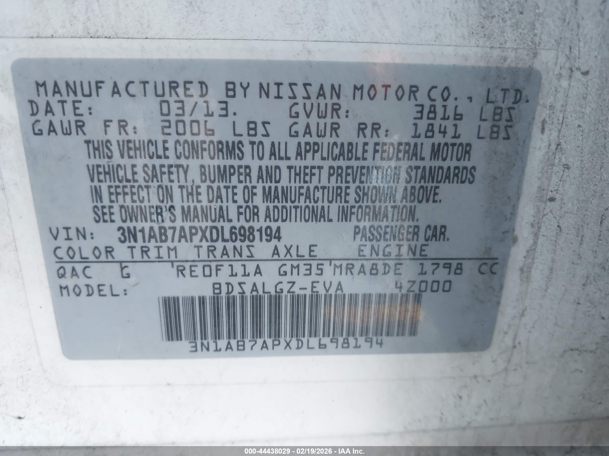 NISSAN SENTRA image 9