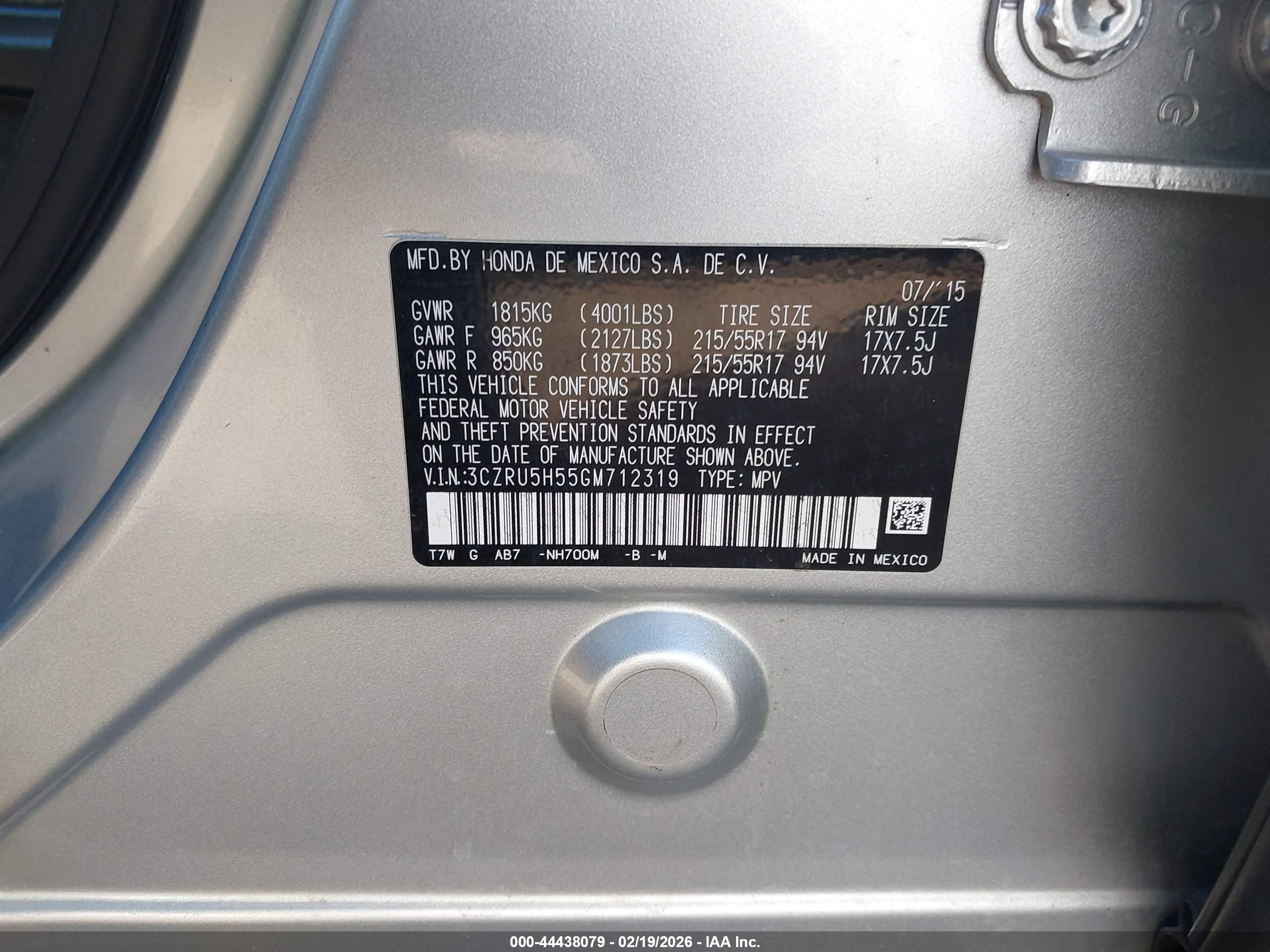 HONDA HR-V image 9
