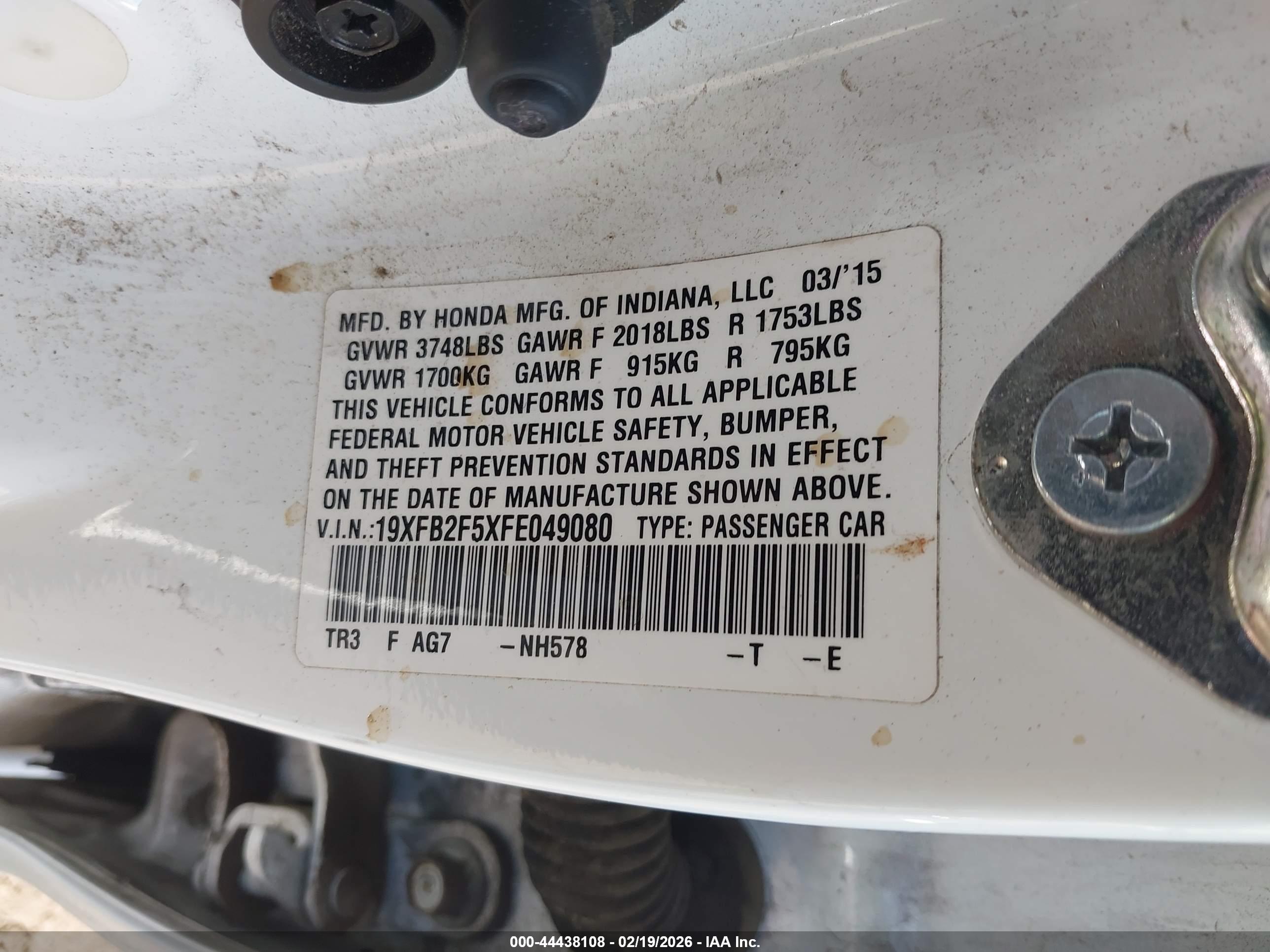HONDA CIVIC image 9