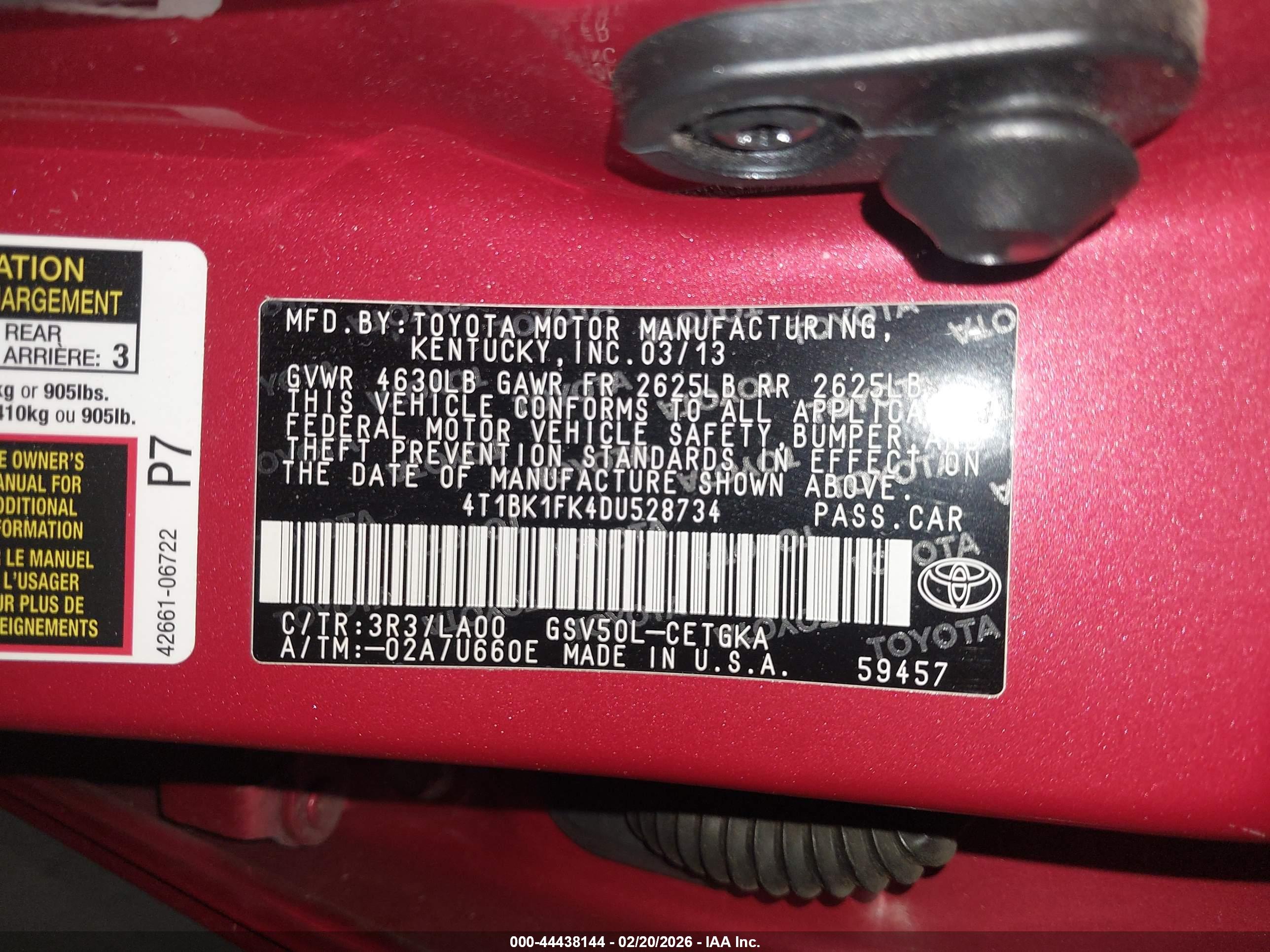 TOYOTA CAMRY image 9