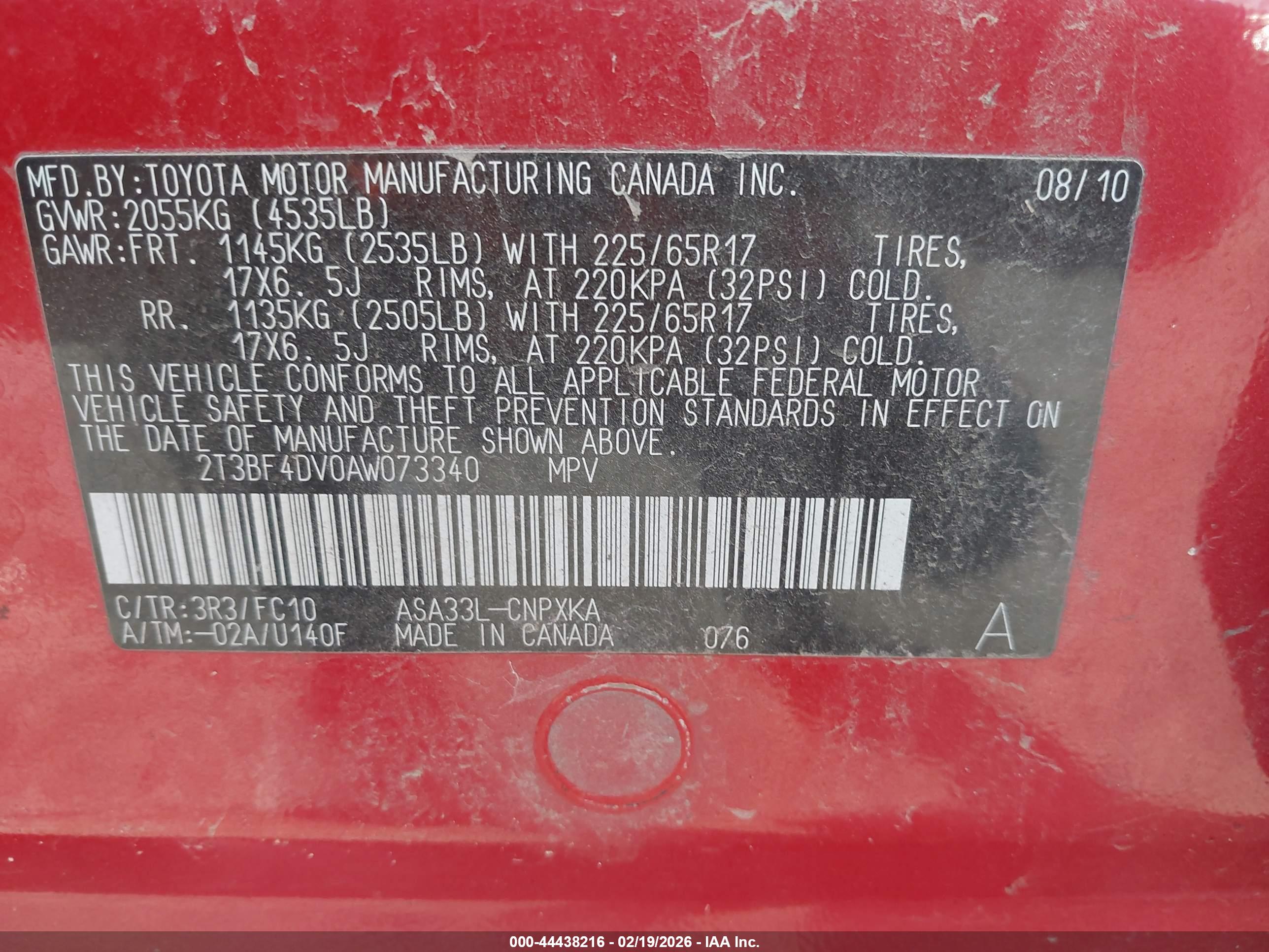 TOYOTA RAV4 image 9