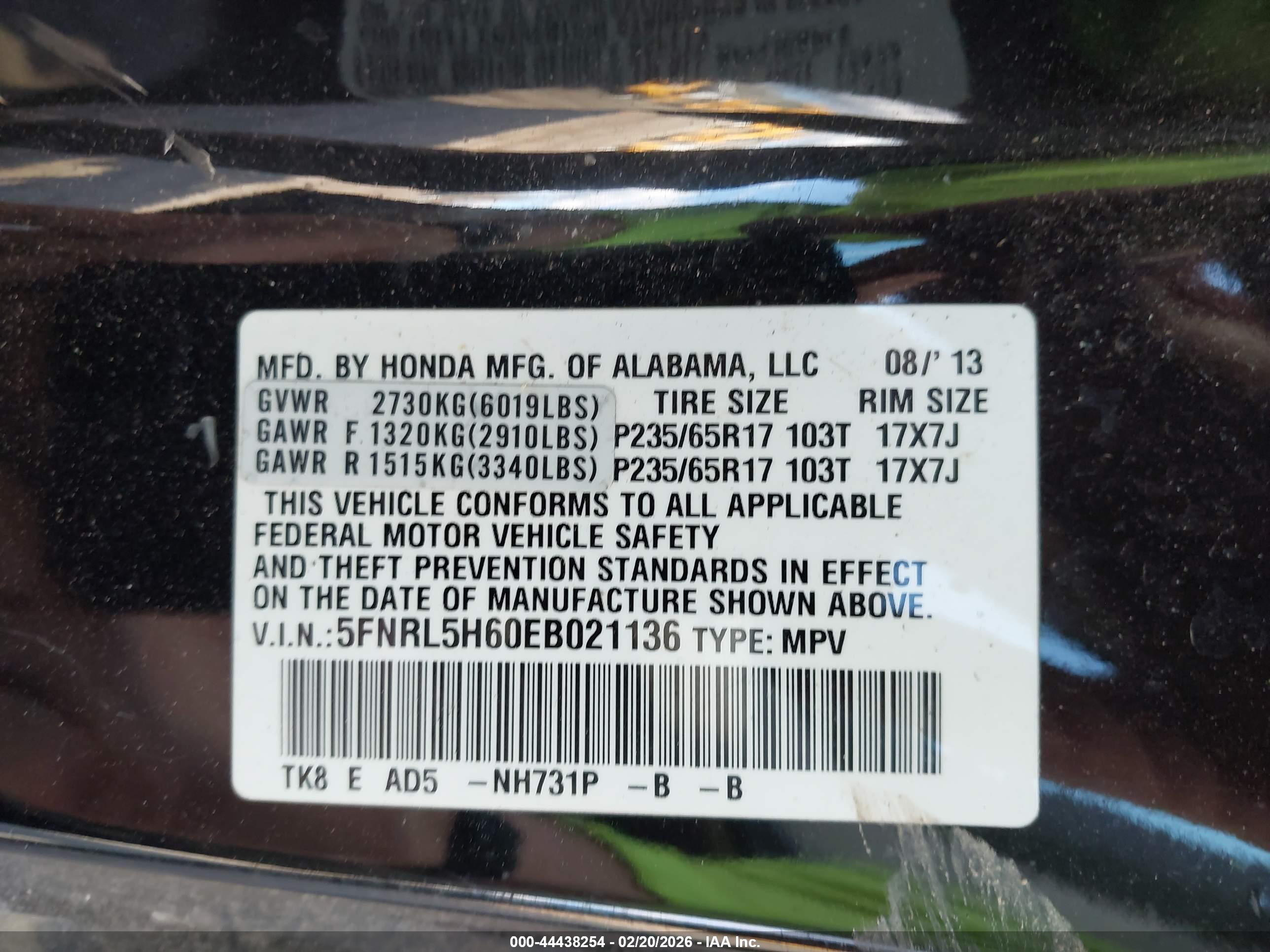 HONDA ODYSSEY image 9