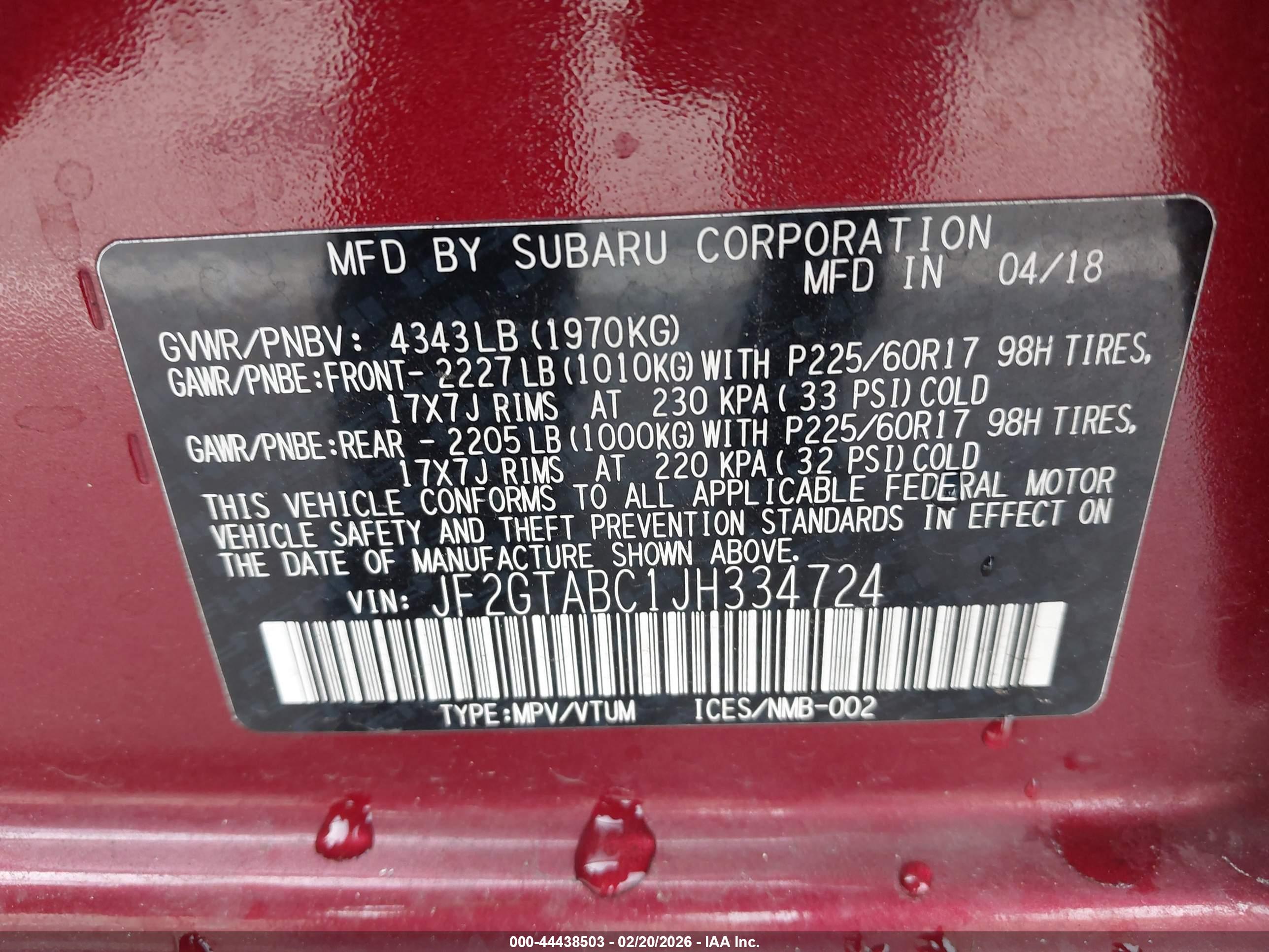 SUBARU CROSSTREK image 9