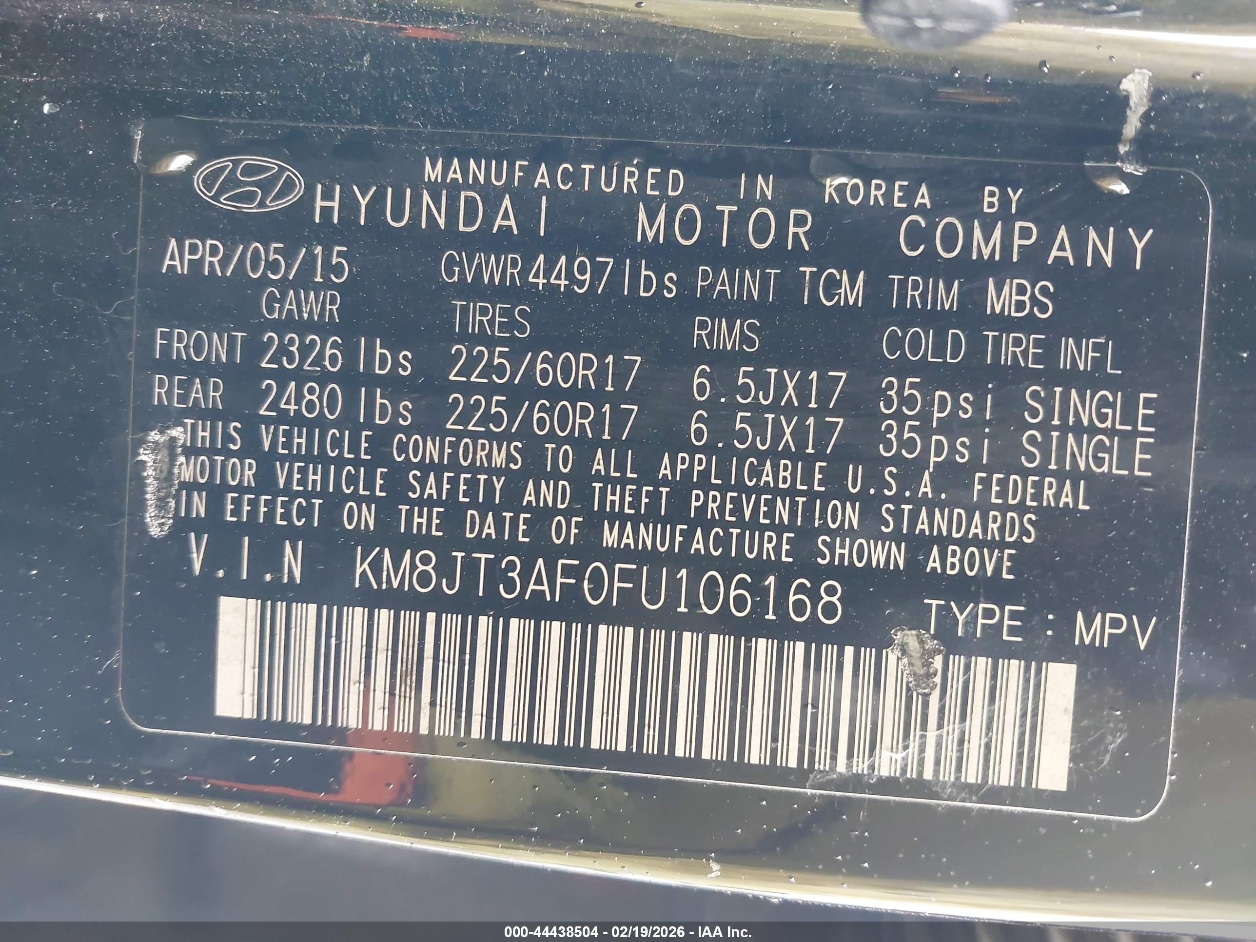 HYUNDAI TUCSON image 9