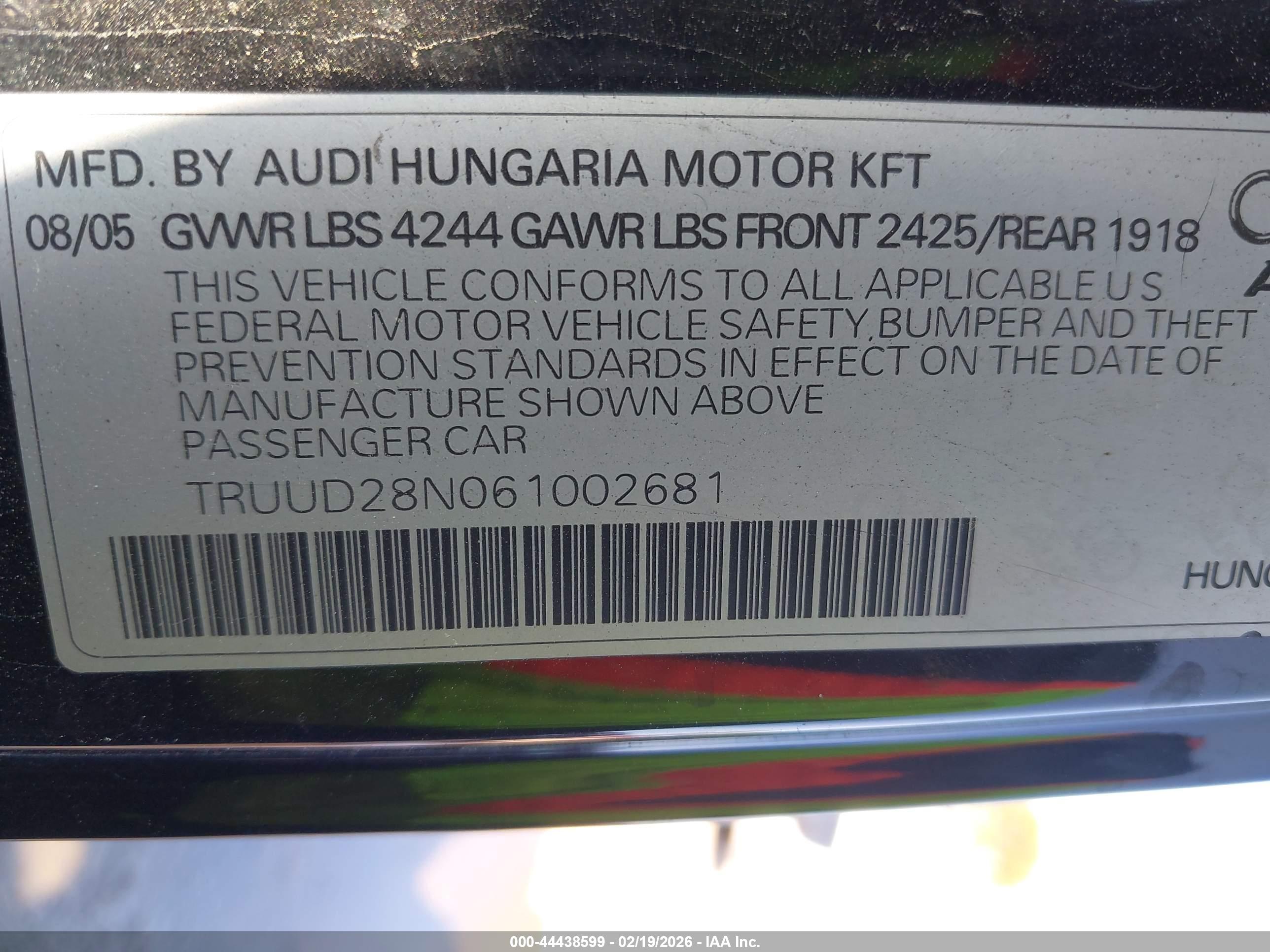 AUDI TT image 9