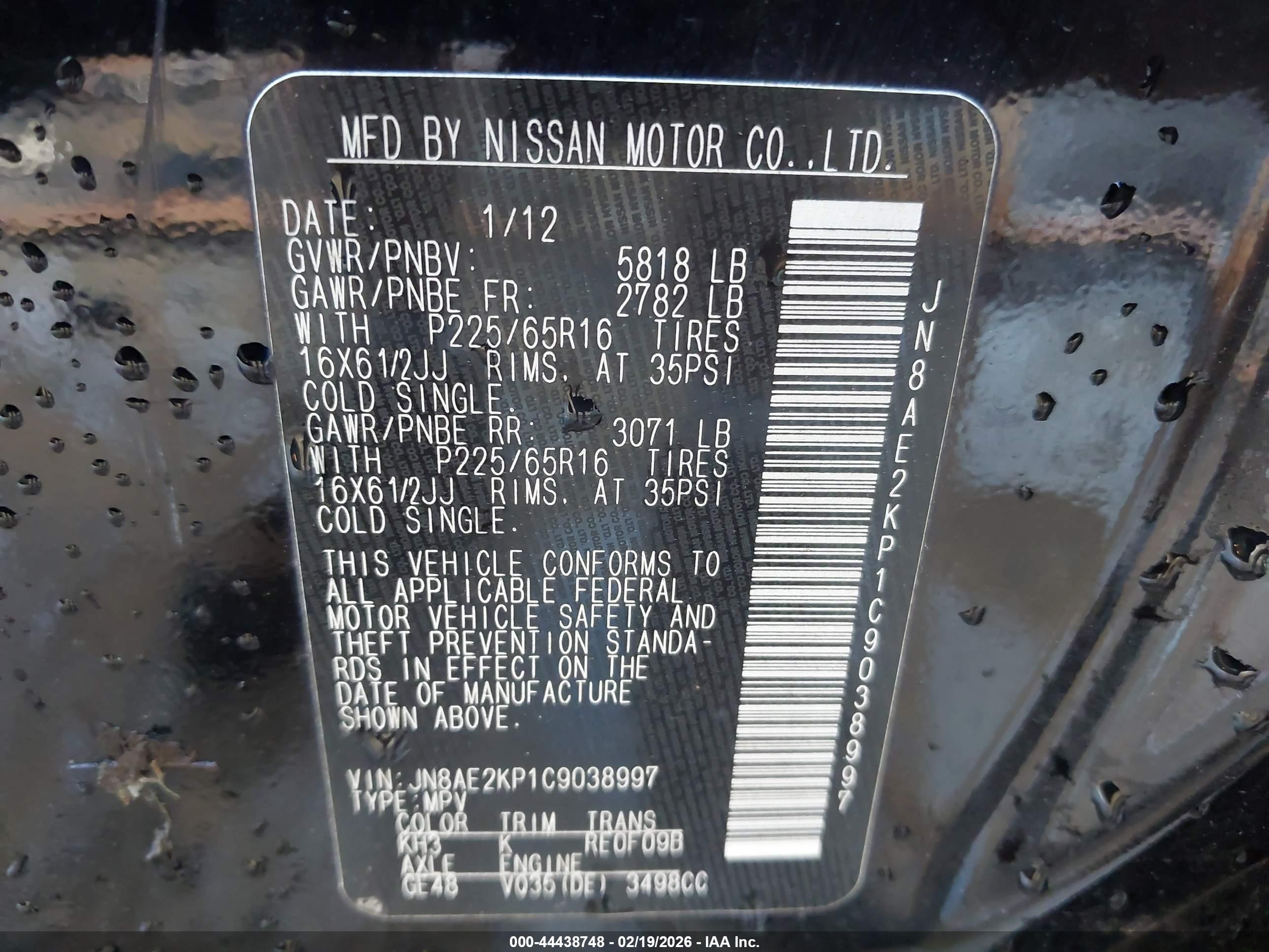 NISSAN QUEST image 9