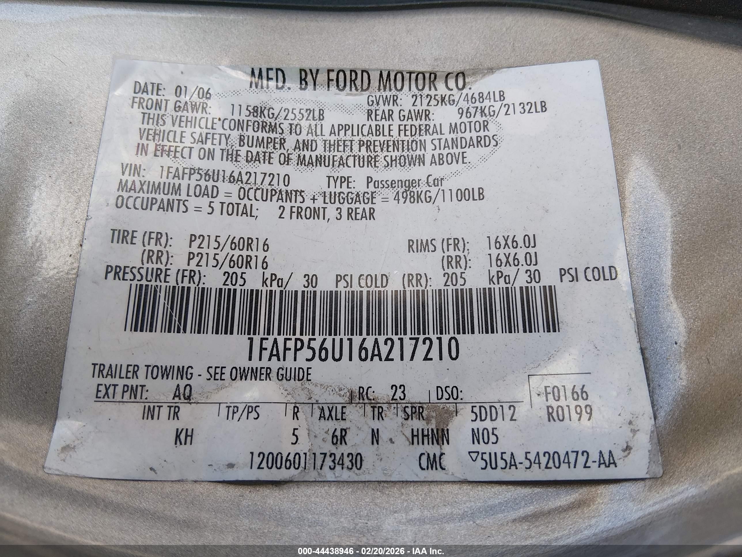 FORD TAURUS image 9