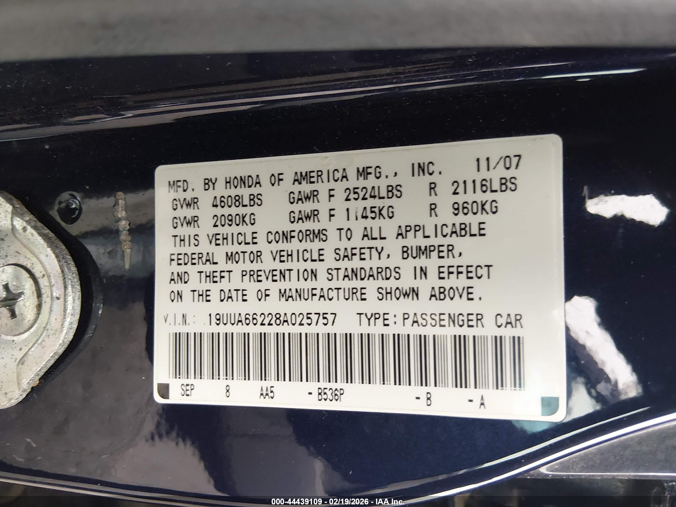 ACURA TL image 9