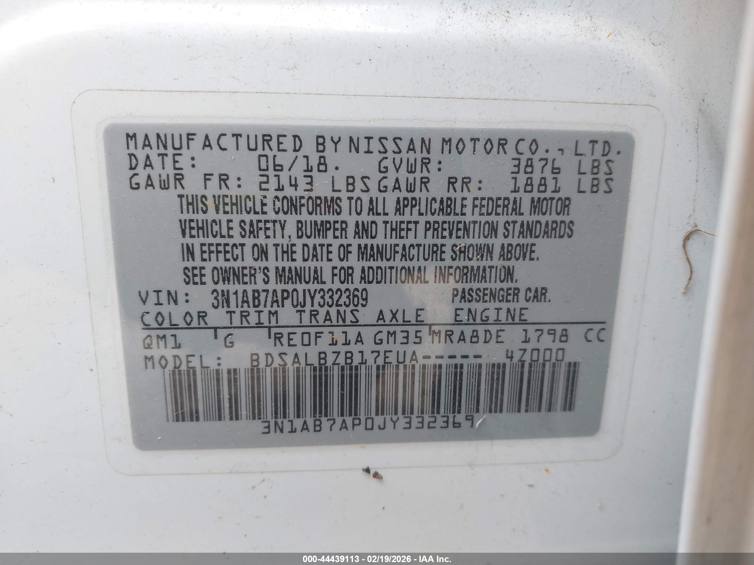 NISSAN SENTRA image 9