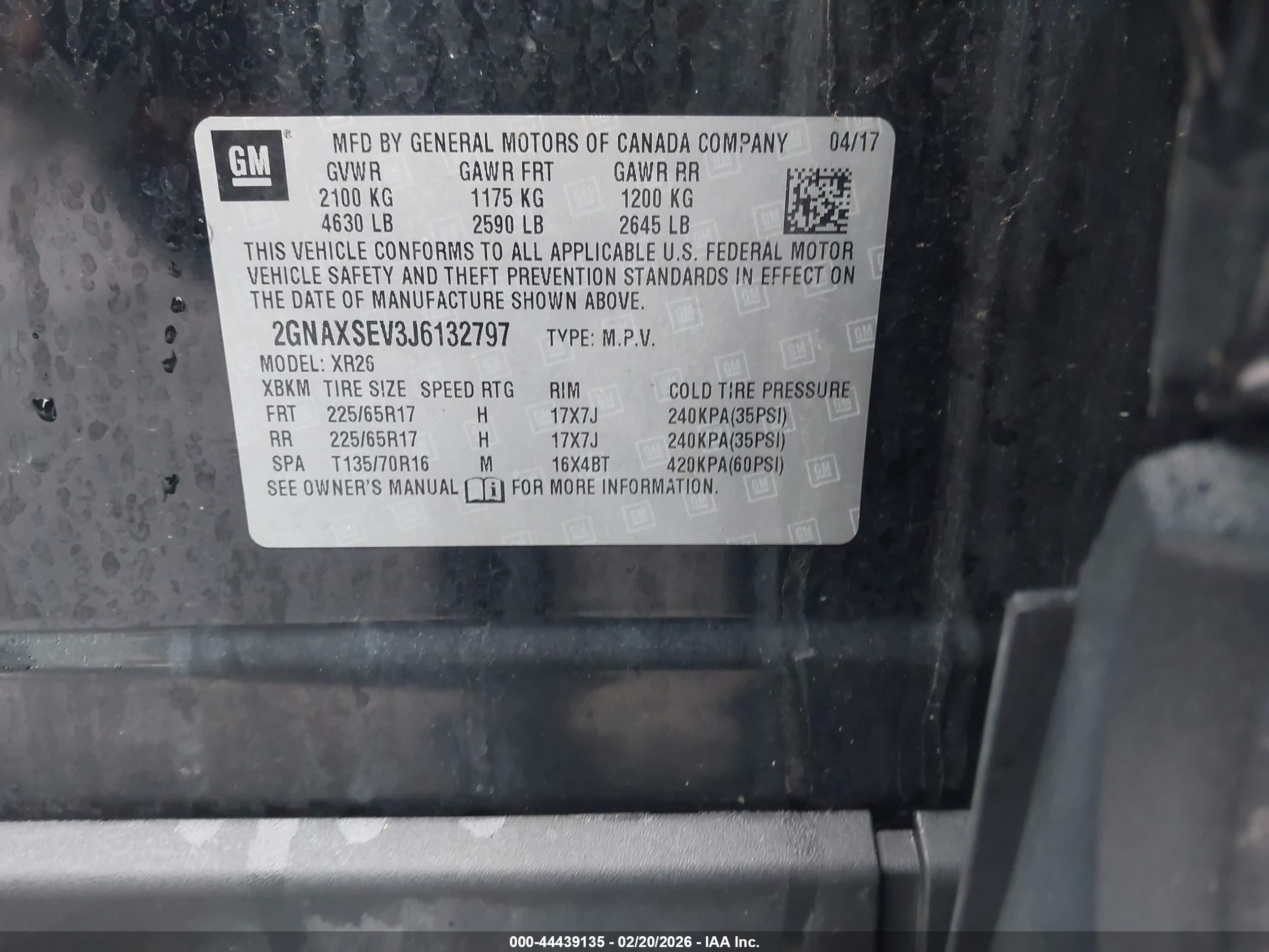 CHEVROLET EQUINOX image 9