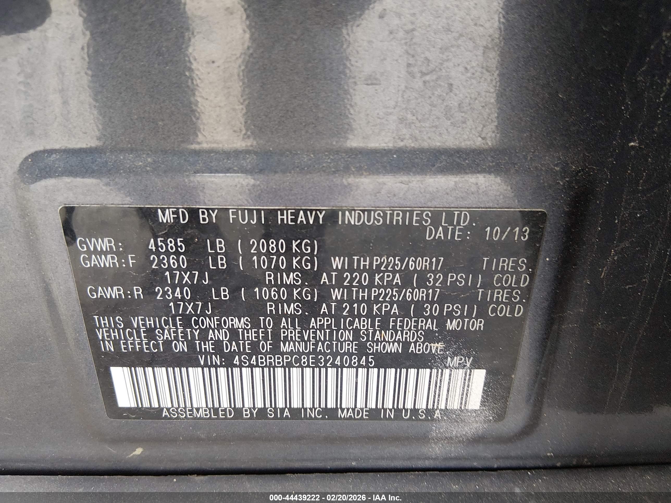 SUBARU OUTBACK image 9