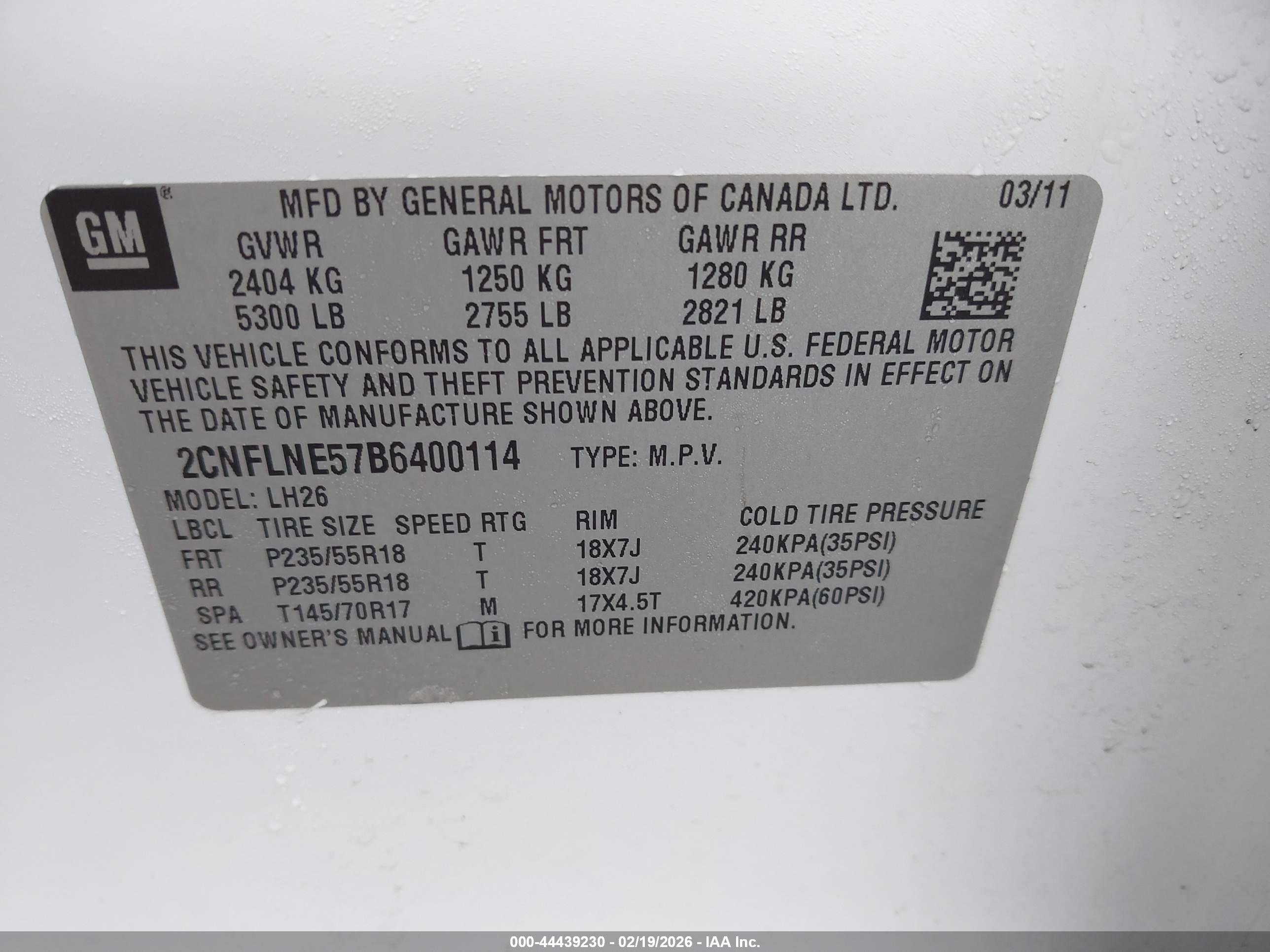 CHEVROLET EQUINOX image 9