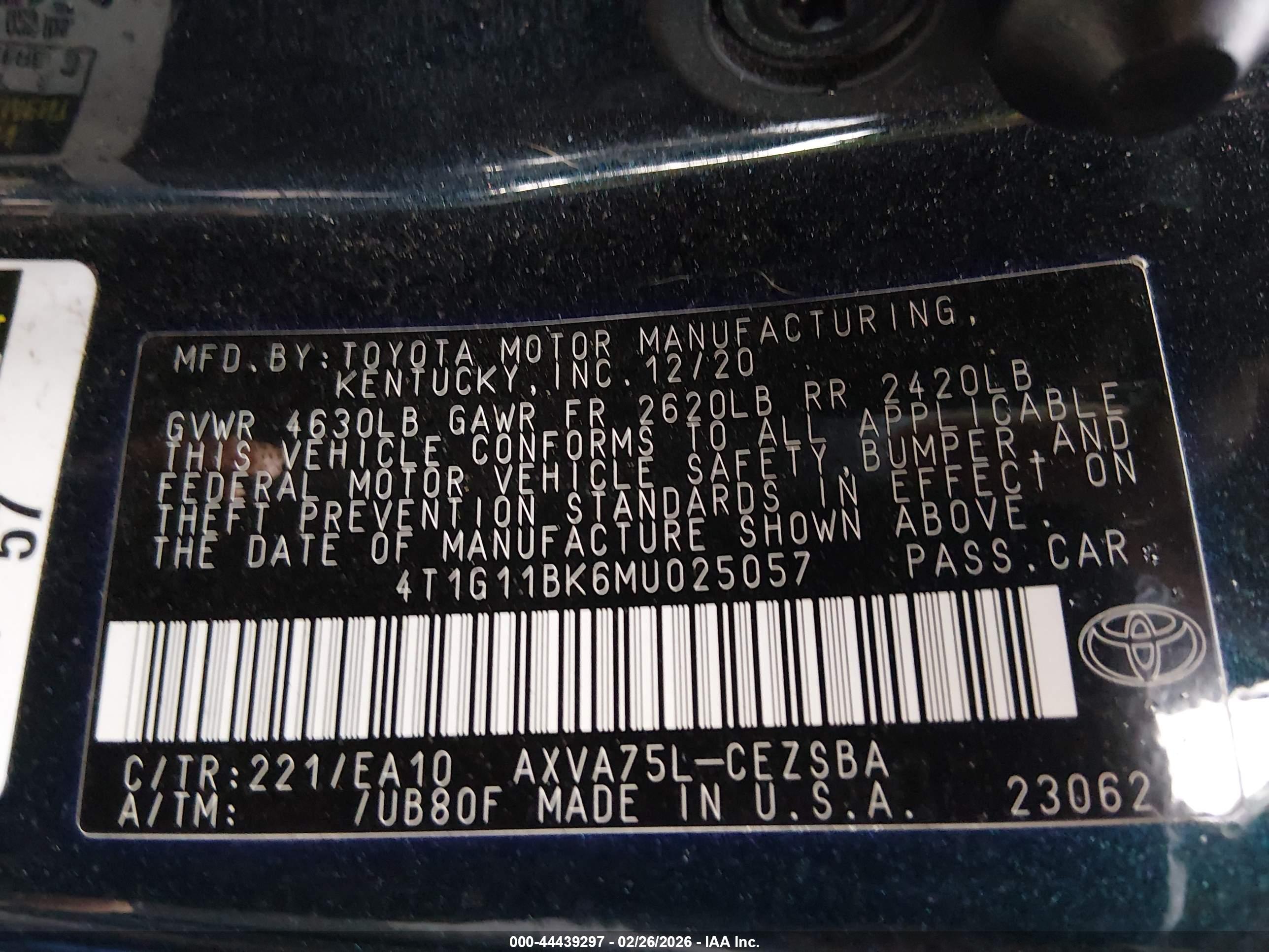 TOYOTA CAMRY image 9