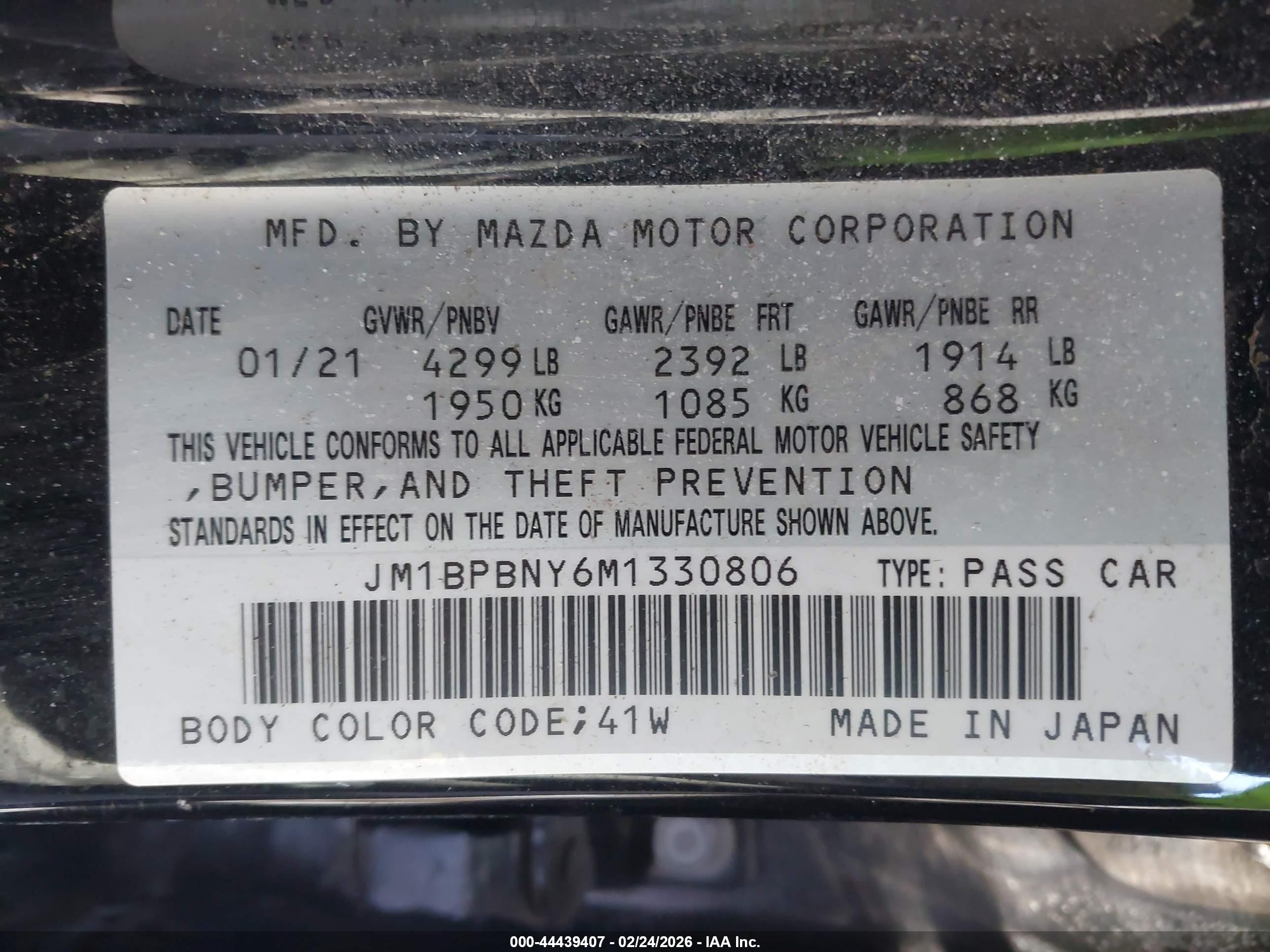 MAZDA MAZDA3 image 9