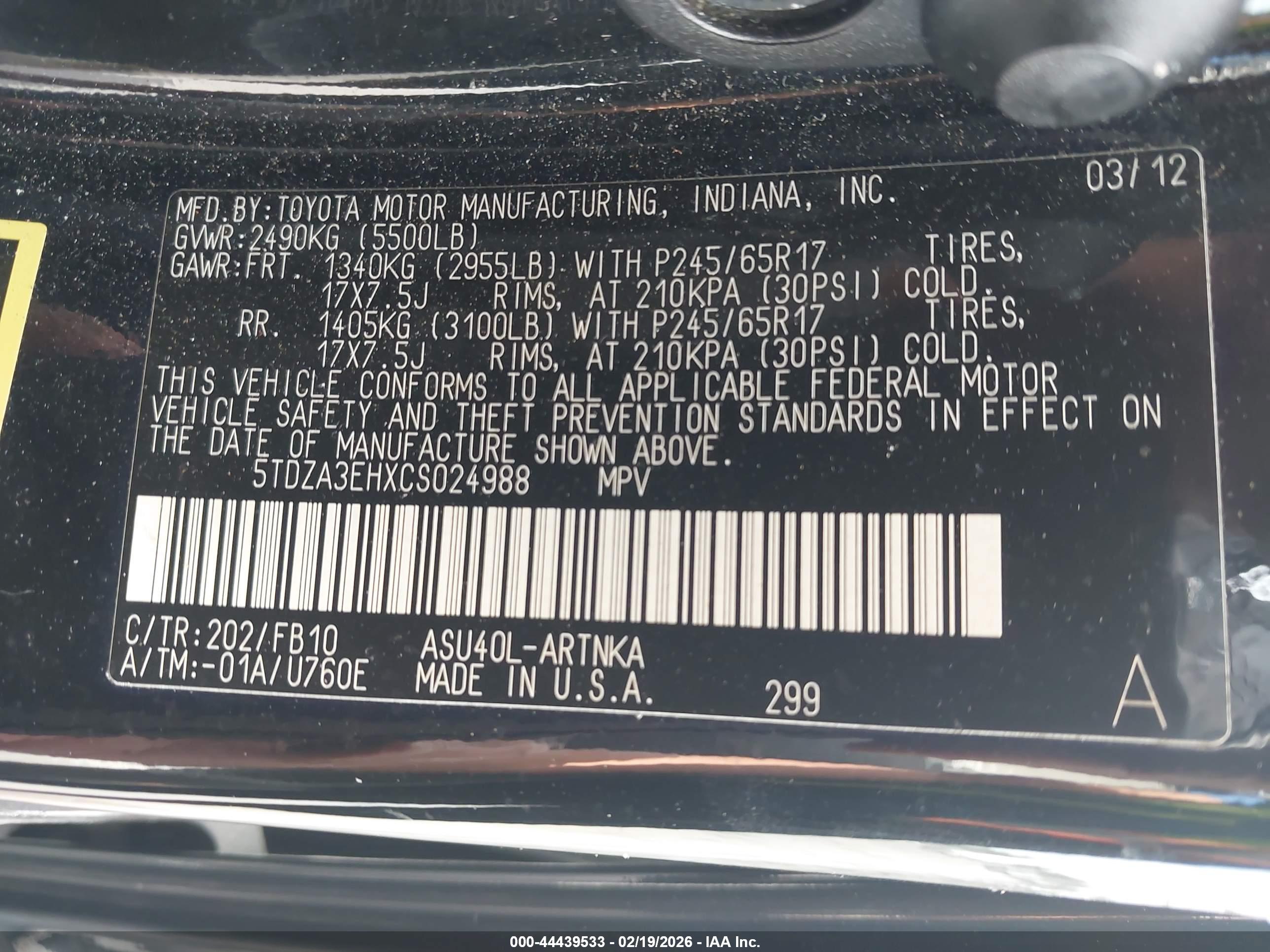 TOYOTA HIGHLANDER image 9