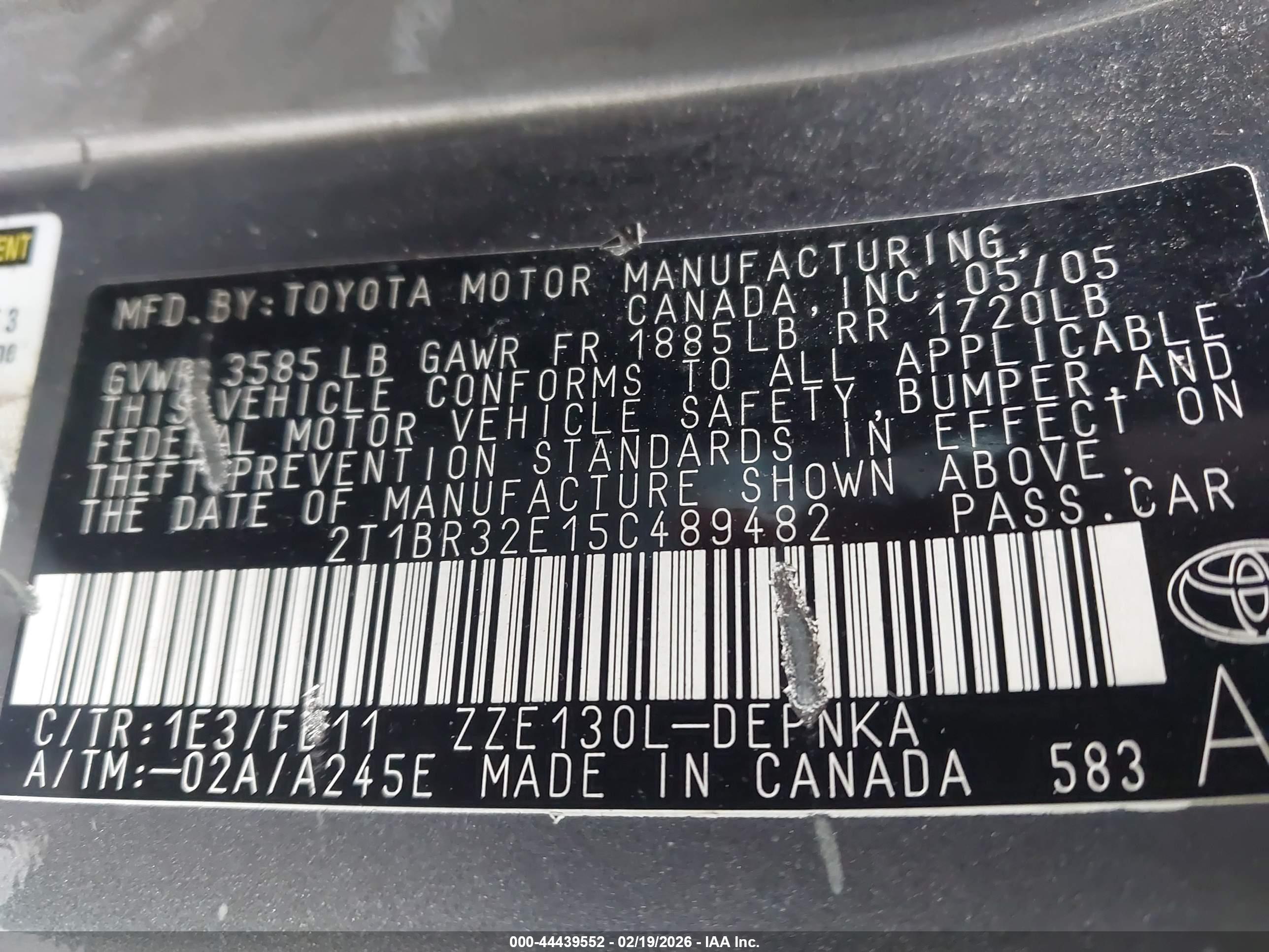 TOYOTA COROLLA image 9